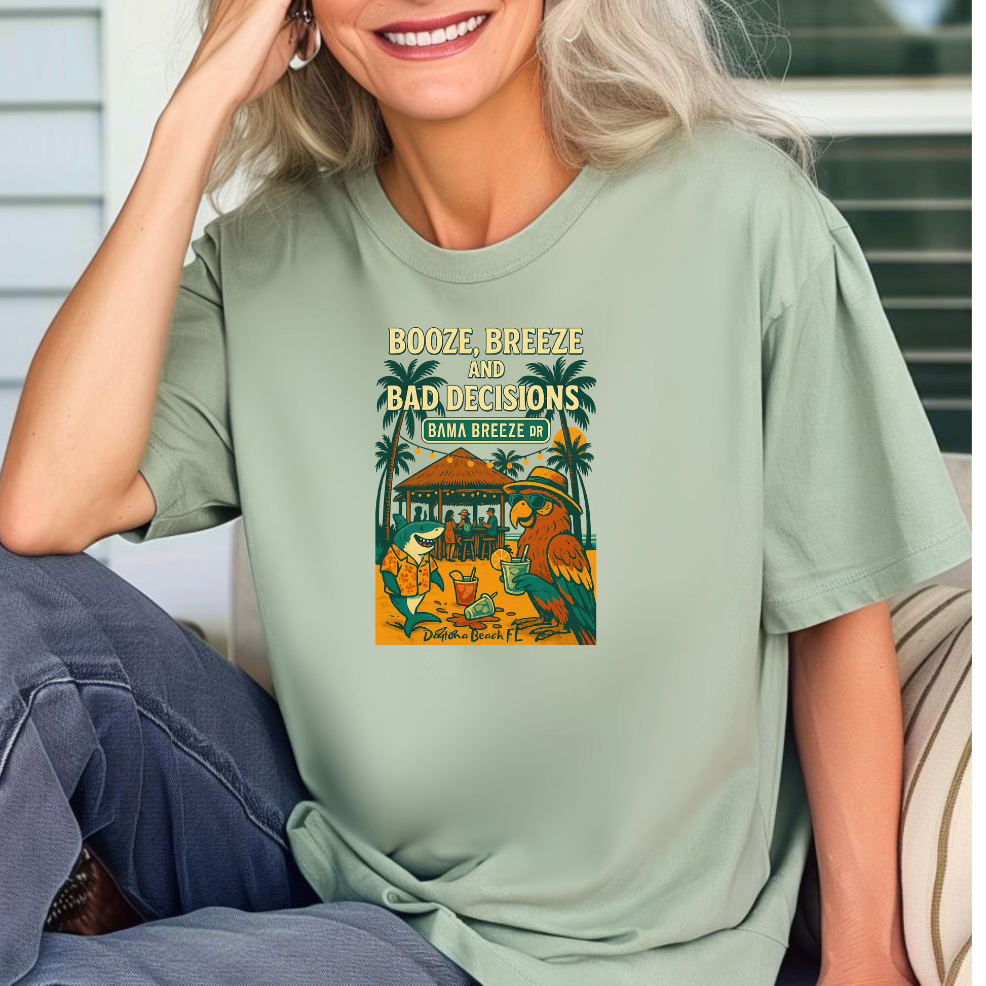 Bama Breeze dr T-shirt  Comfort colors 1717