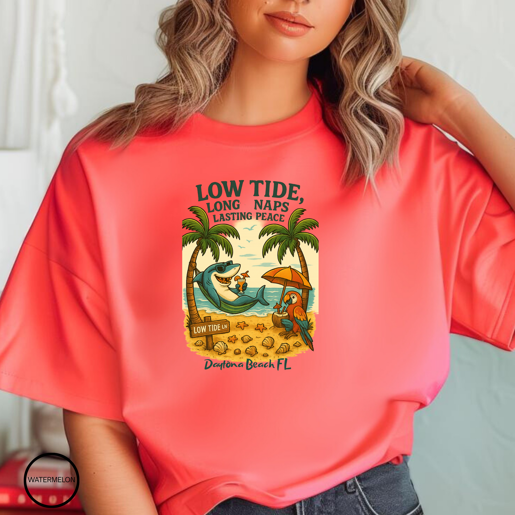 Low Tide Ln T shirt  Comfort colors 1717