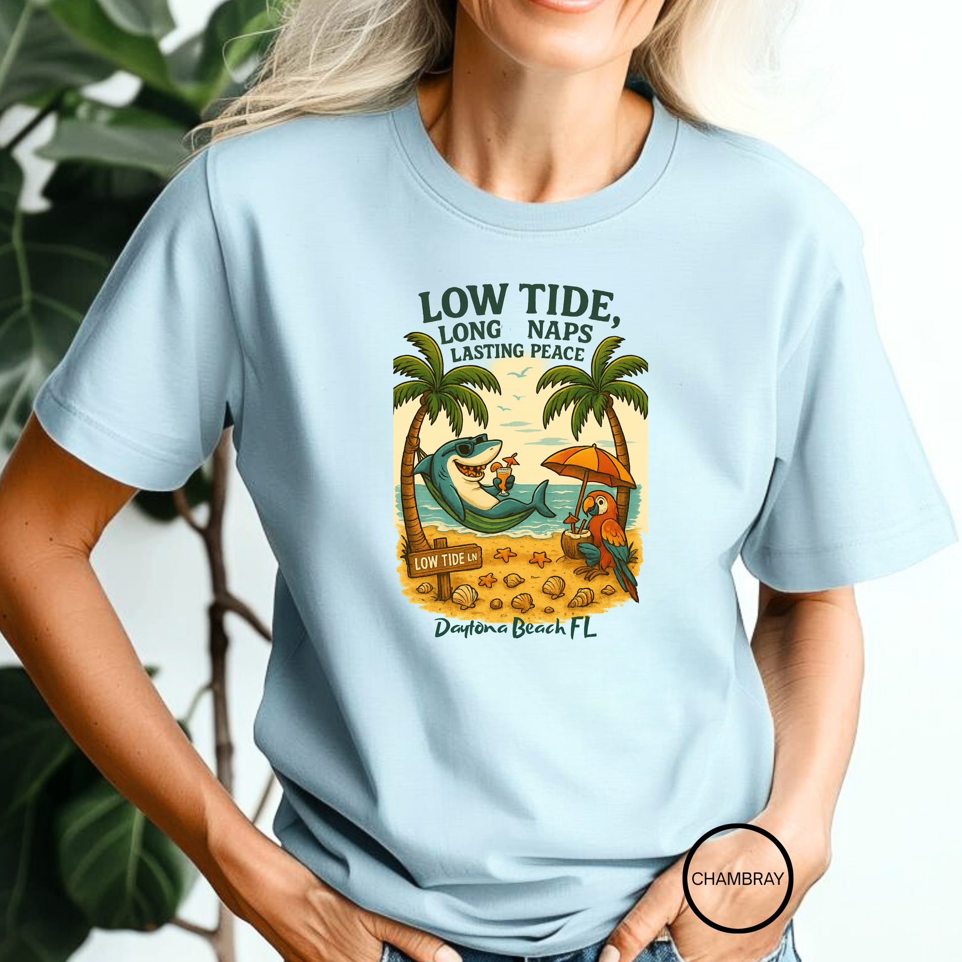 Low Tide Ln T shirt  Comfort colors 1717