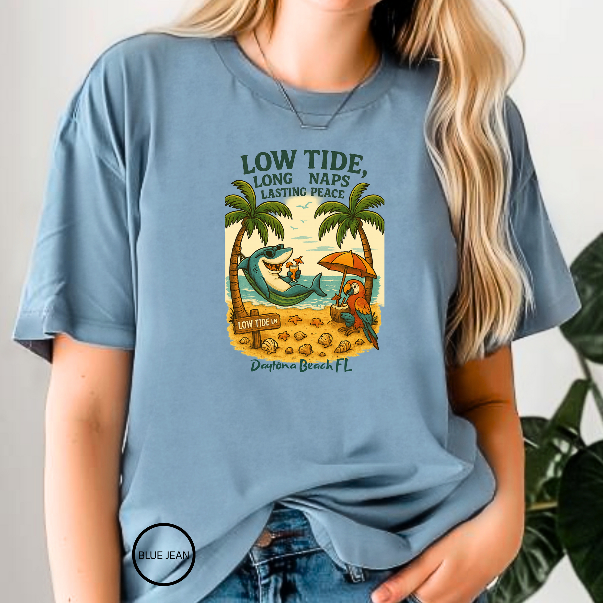 Low Tide Ln T shirt  Comfort colors 1717