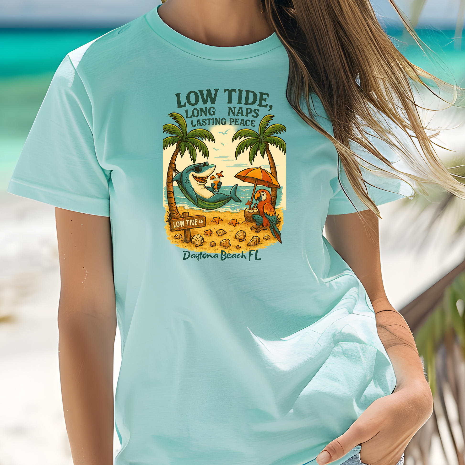 Low Tide Ln T shirt  Comfort colors 1717