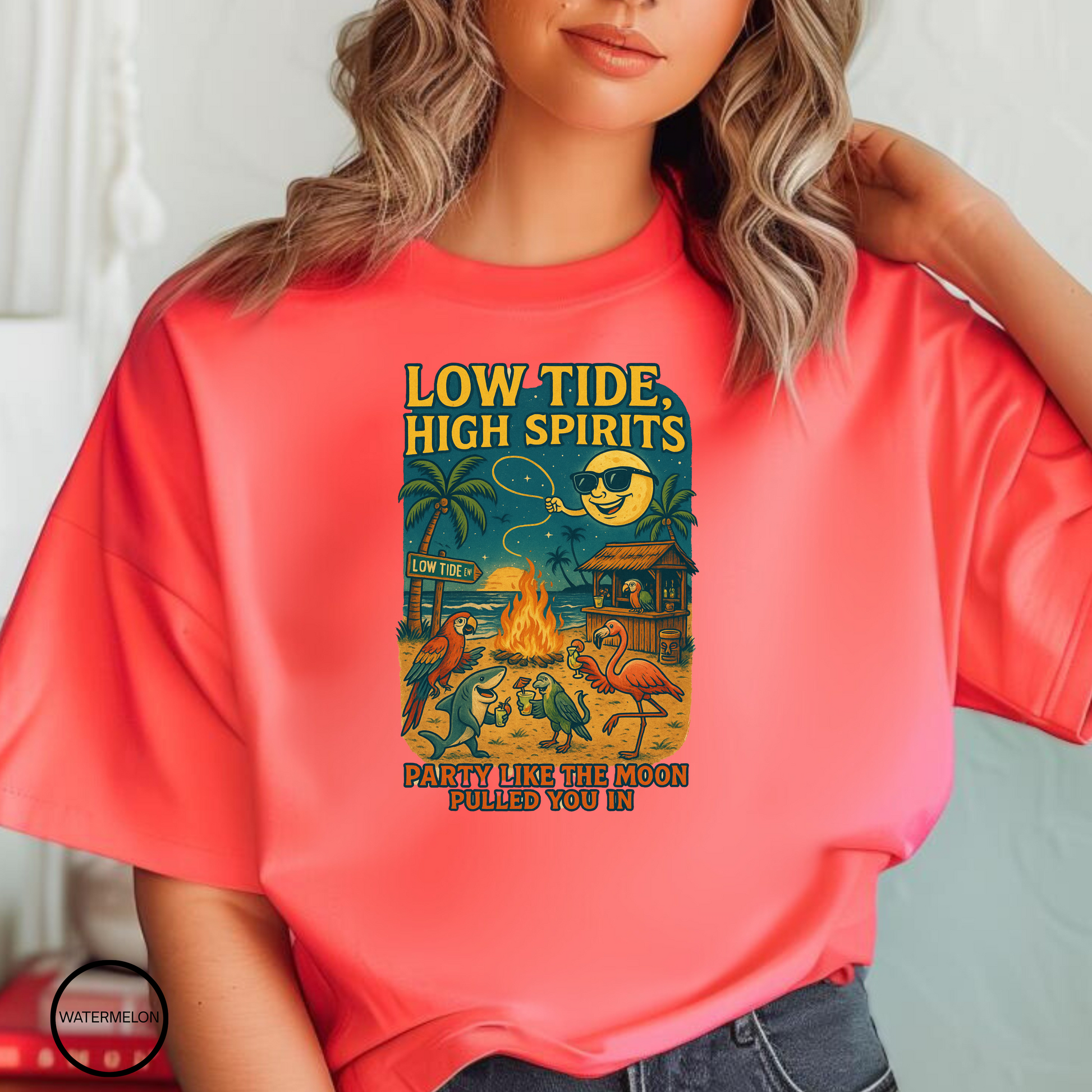 Low Tide Ln T shirt  Comfort colors 1717