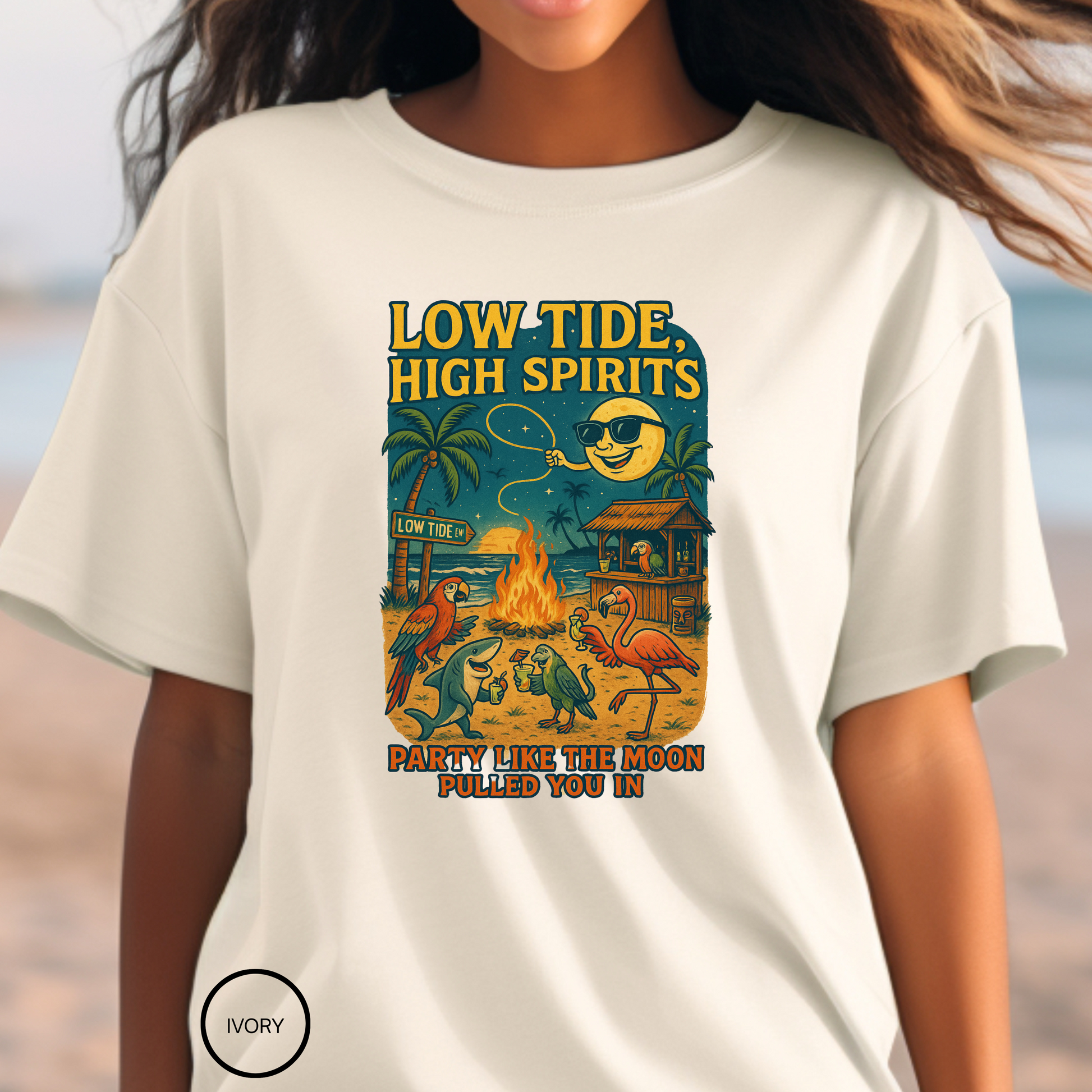Low Tide Ln T shirt  Comfort colors 1717