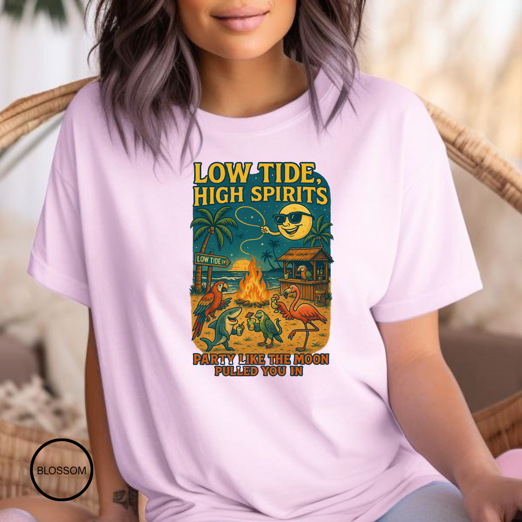 Low Tide Ln T shirt  Comfort colors 1717