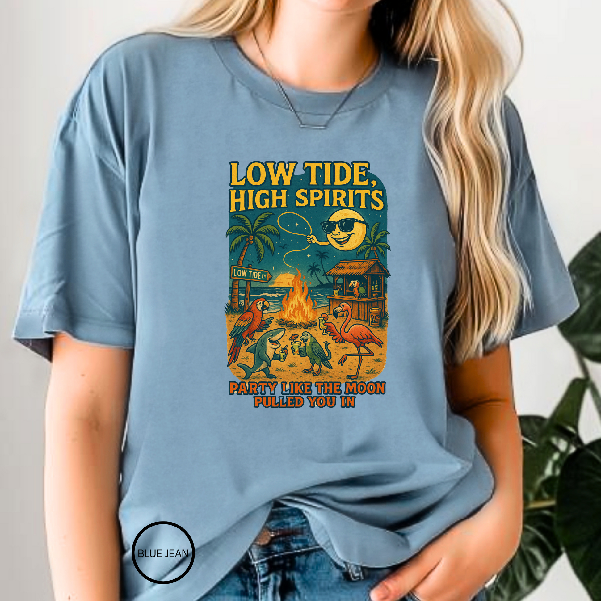 Low Tide Ln T shirt  Comfort colors 1717