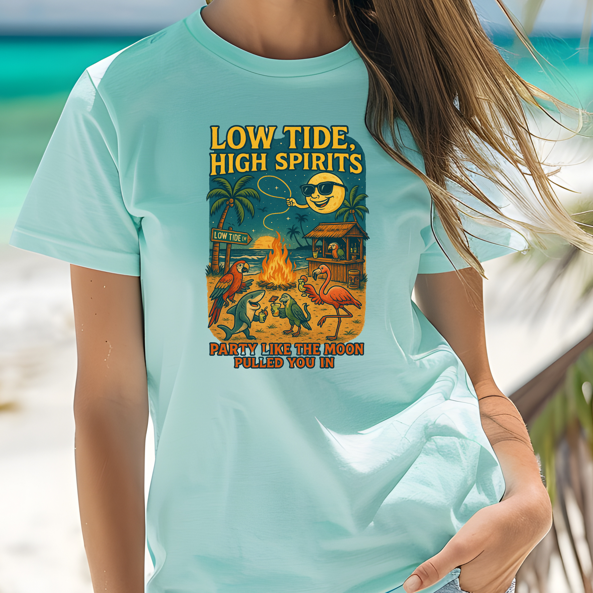 Low Tide Ln T shirt  Comfort colors 1717