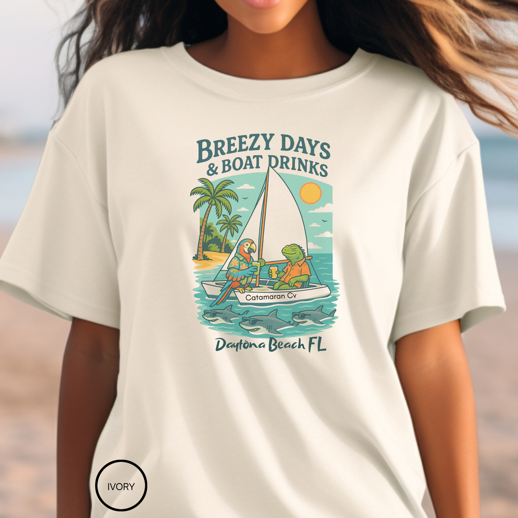 Catamaran Cv   T-Shirt    comfort colors 1717