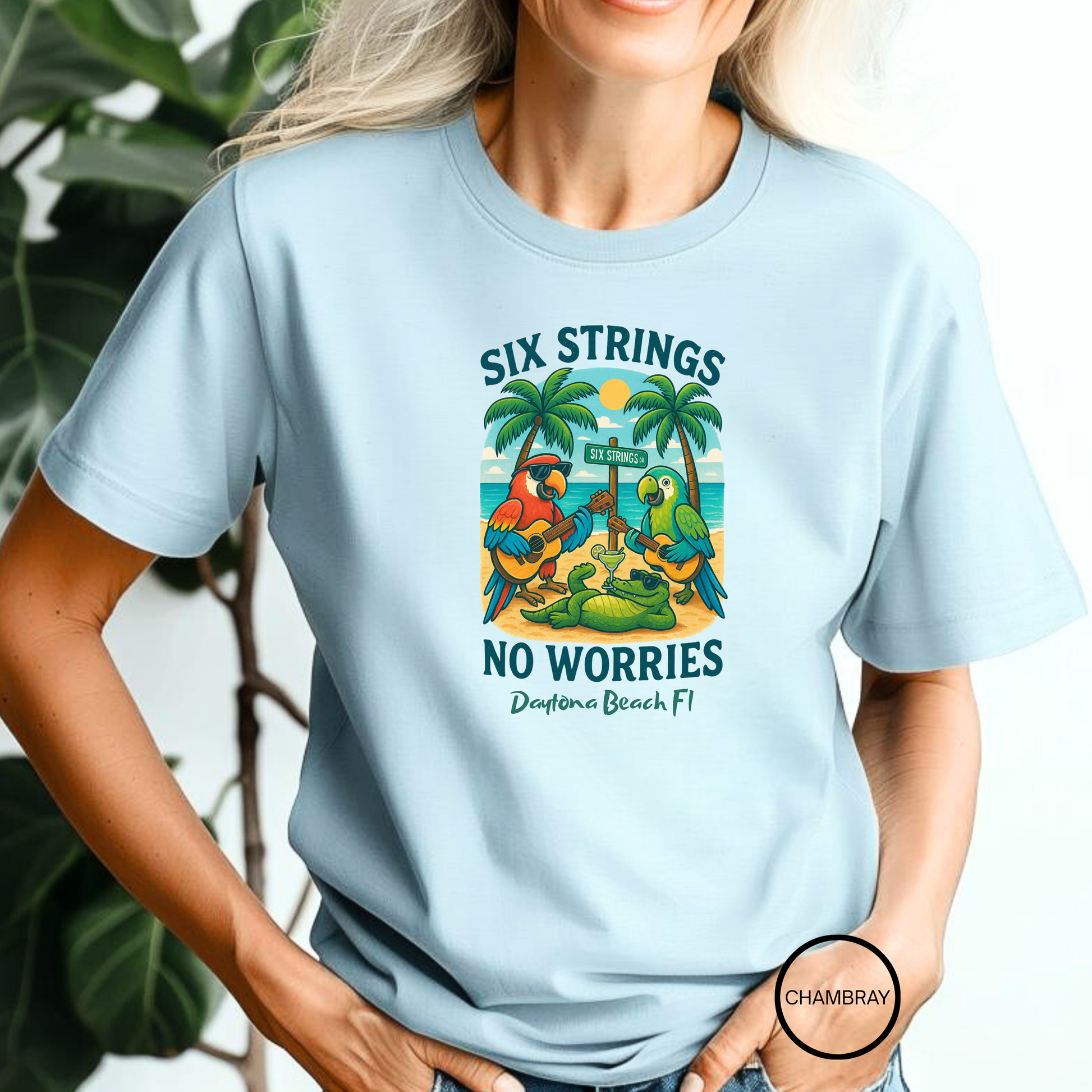 Six String Dr  Jimmy Buffet Style T-Shirt 1717 comfort colors