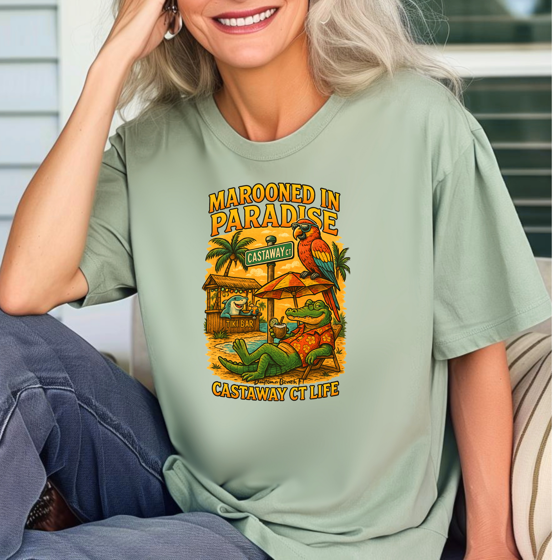 Castaway  Ct   Jimmy Buffet Style T-Shirt