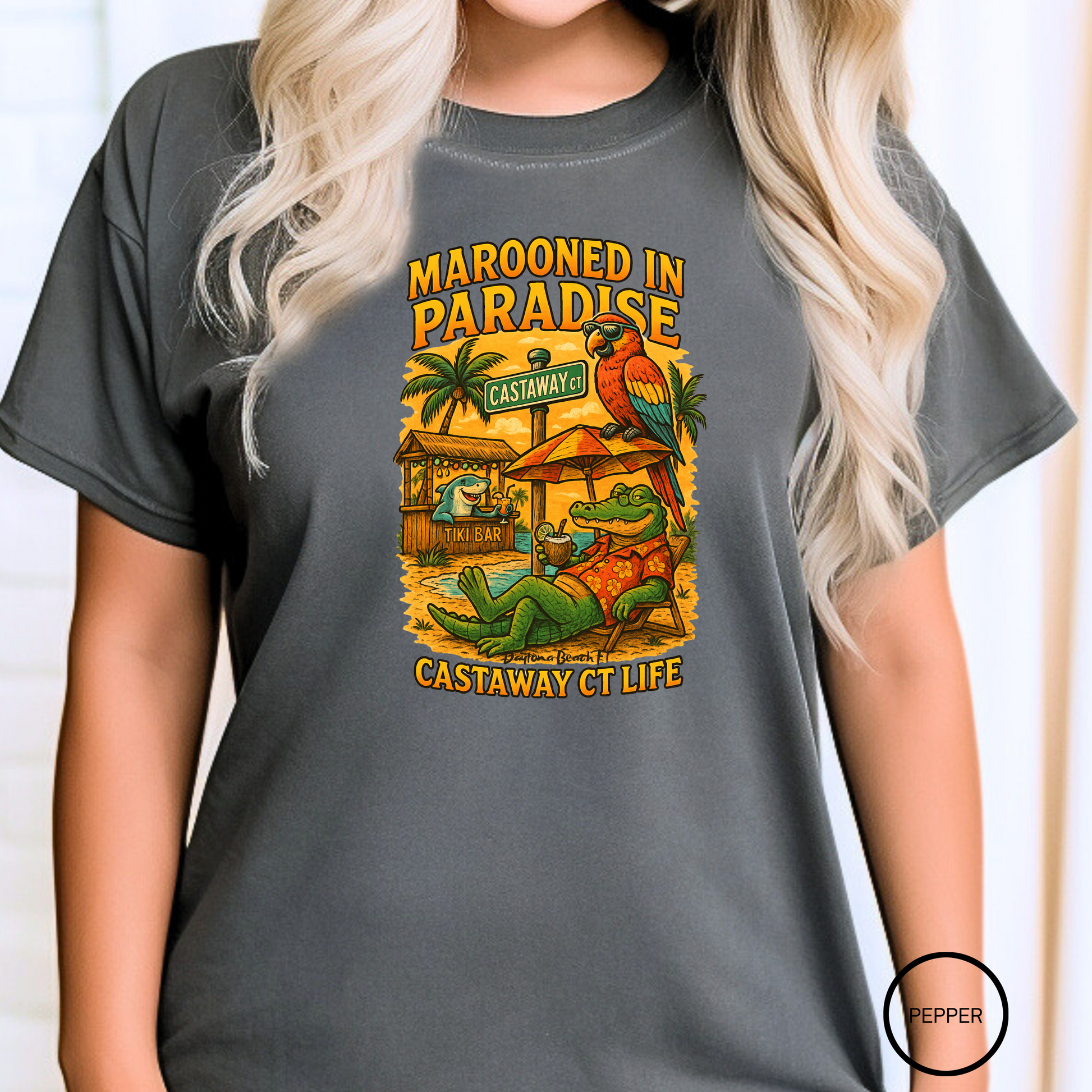 Castaway  Ct   Jimmy Buffet Style T-Shirt