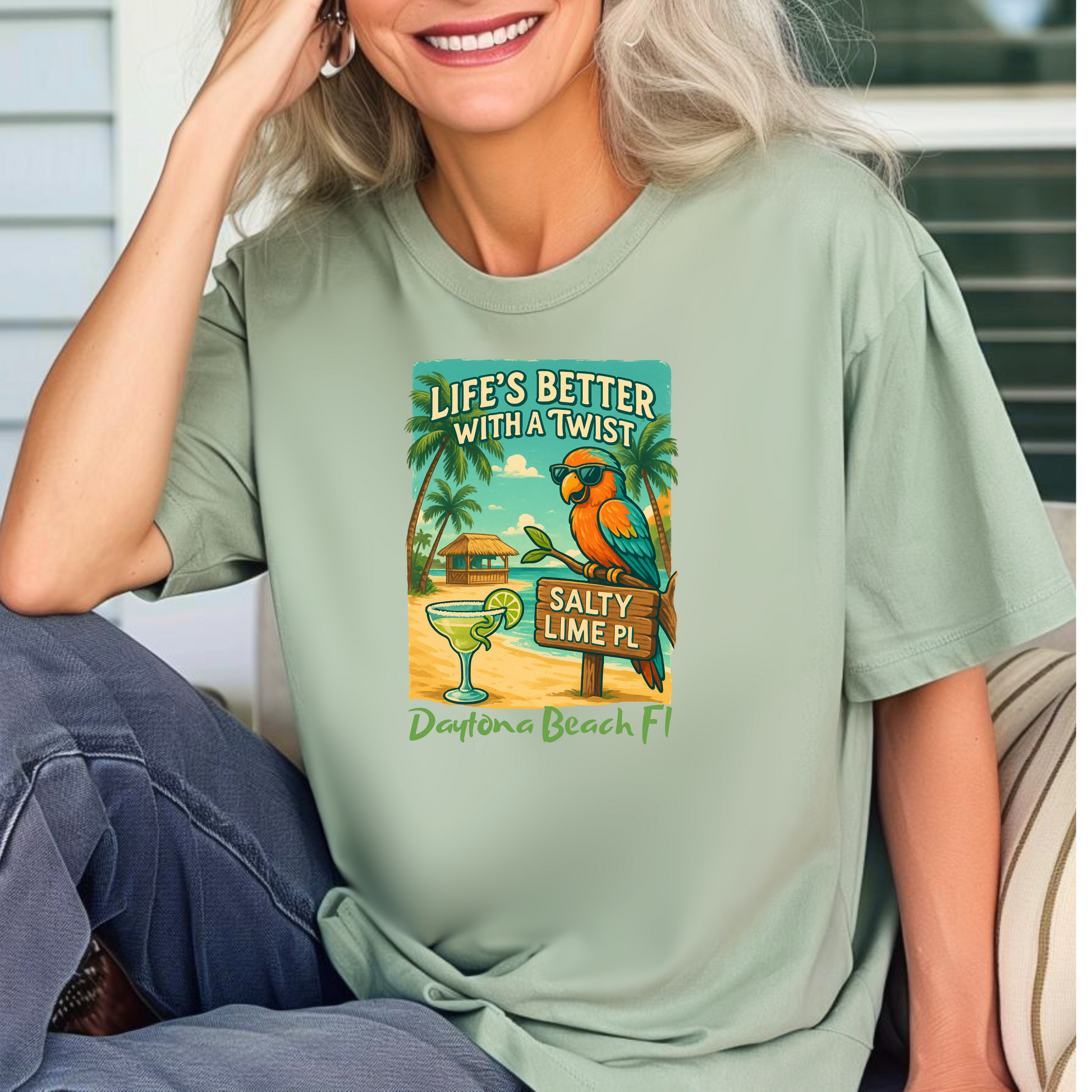 Salty Lime Pl   Jimmy Buffet Style T-Shirt