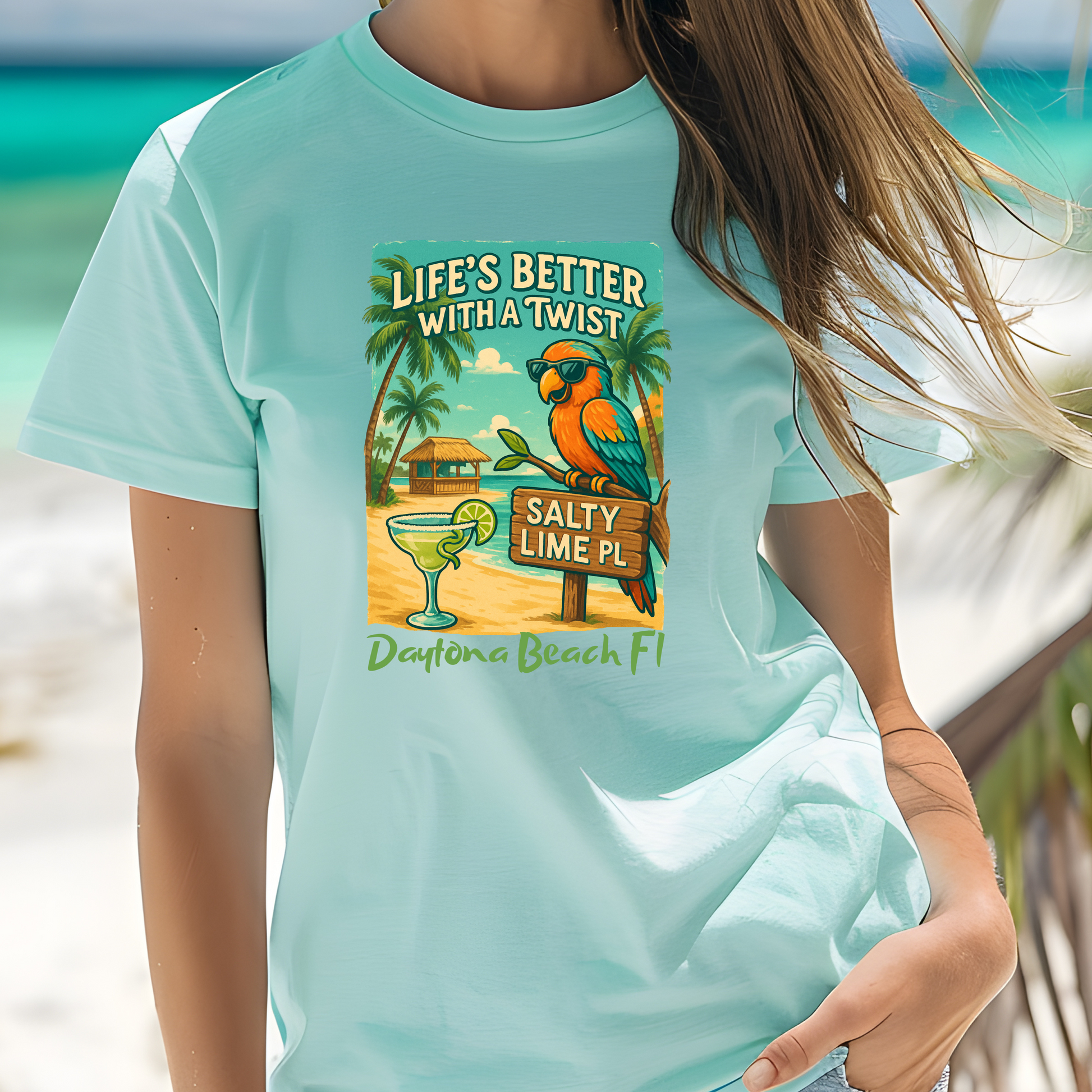 Salty Lime Pl   Jimmy Buffet Style T-Shirt