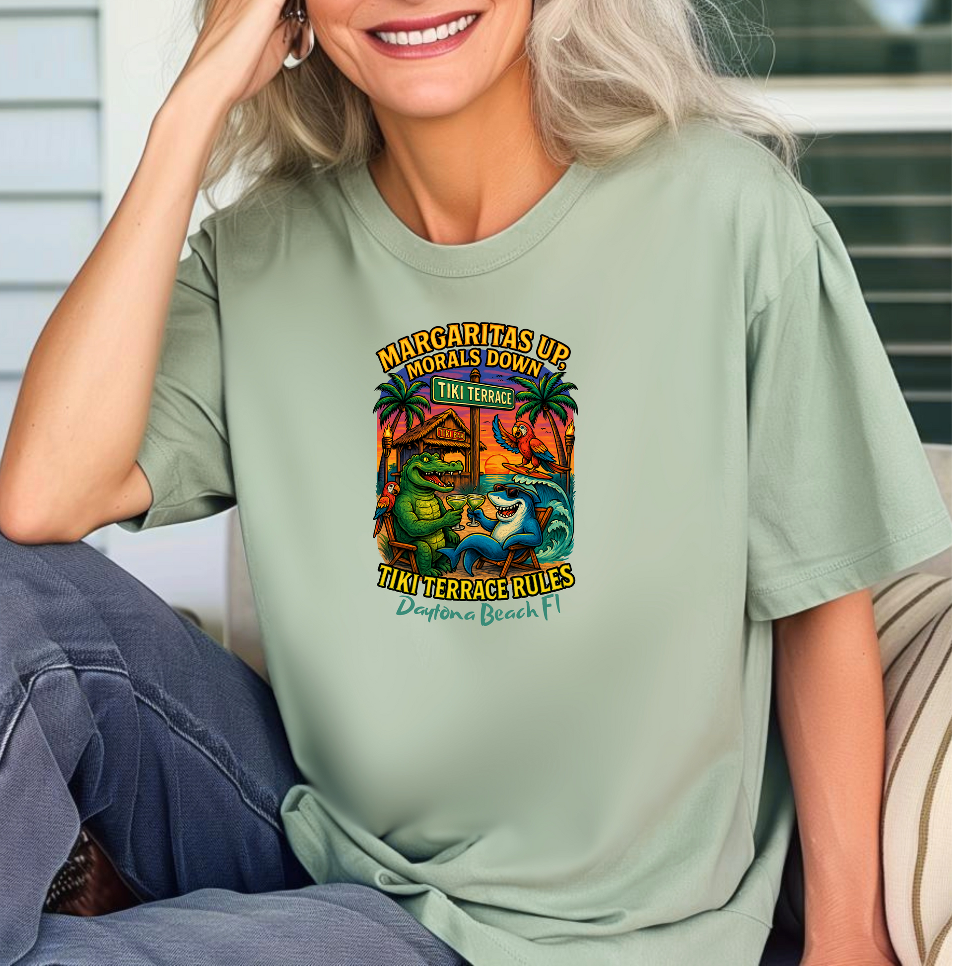 Tiki Terrace  Jimmy Buffet Style T-Shirt