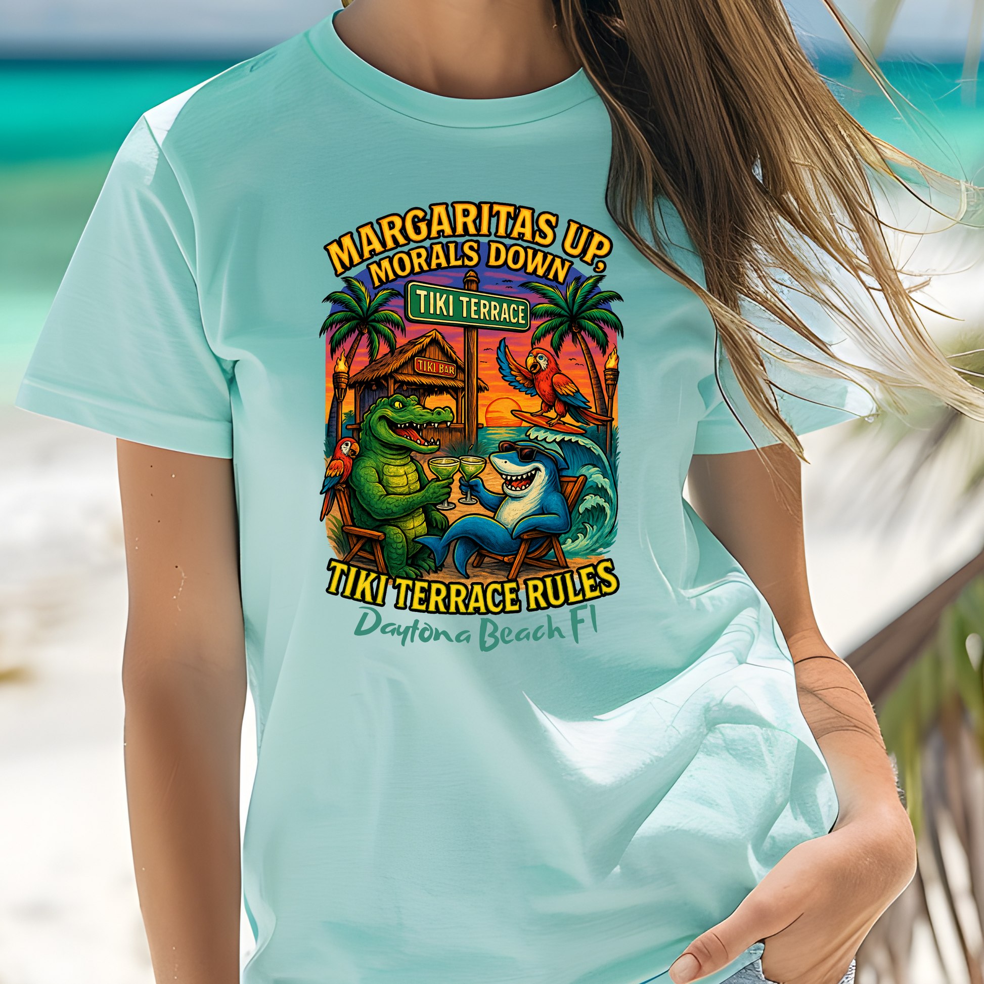 Tiki Terrace  Jimmy Buffet Style T-Shirt