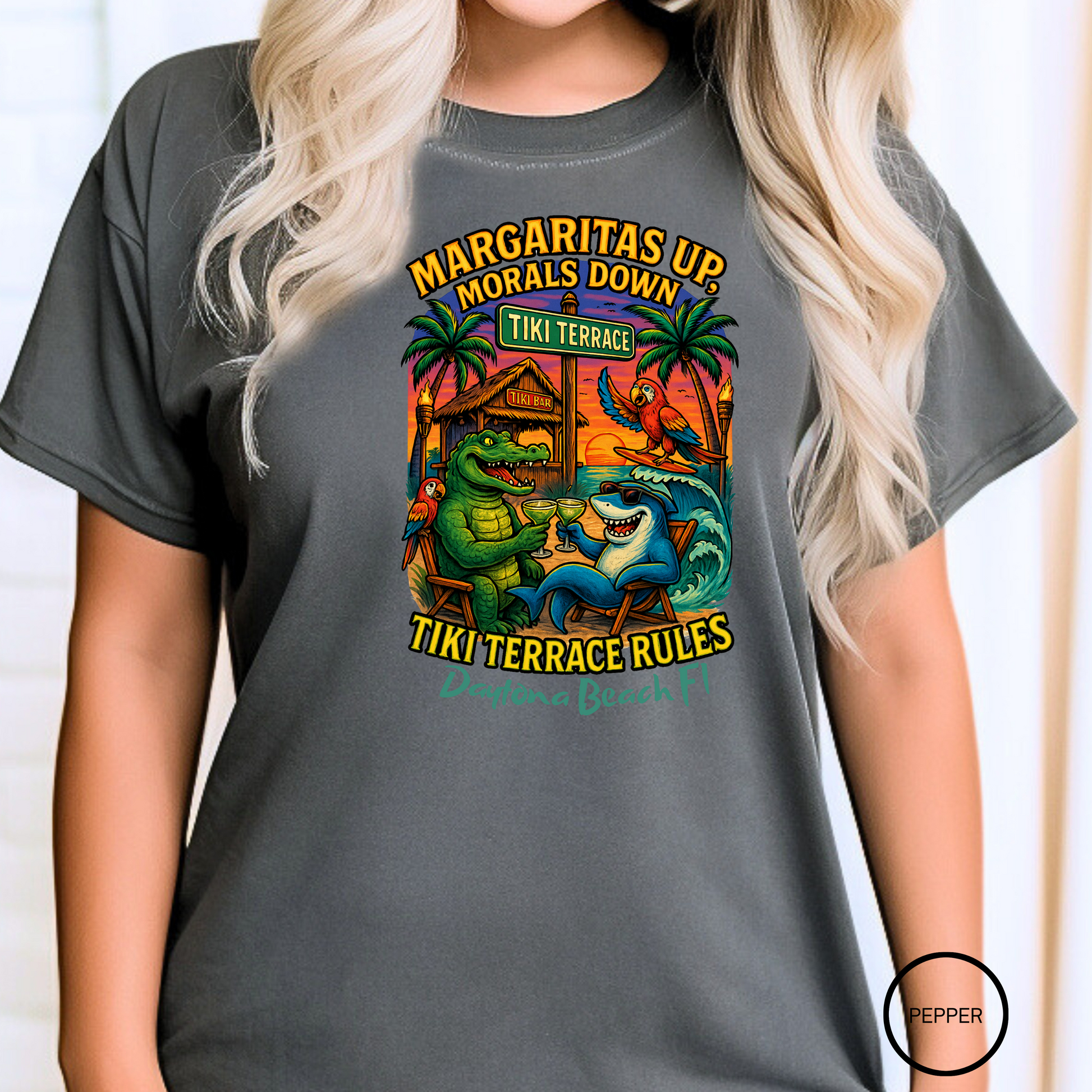 Tiki Terrace  Jimmy Buffet Style T-Shirt