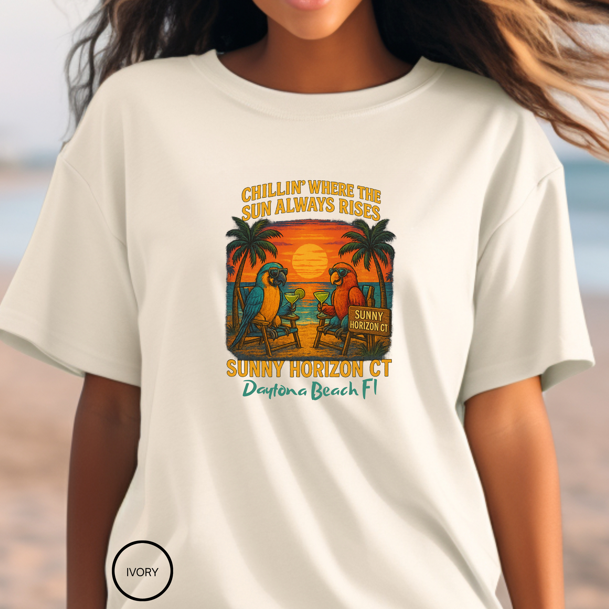 Sunny Horizon Ct  Jimmy Buffet Style T-Shirt