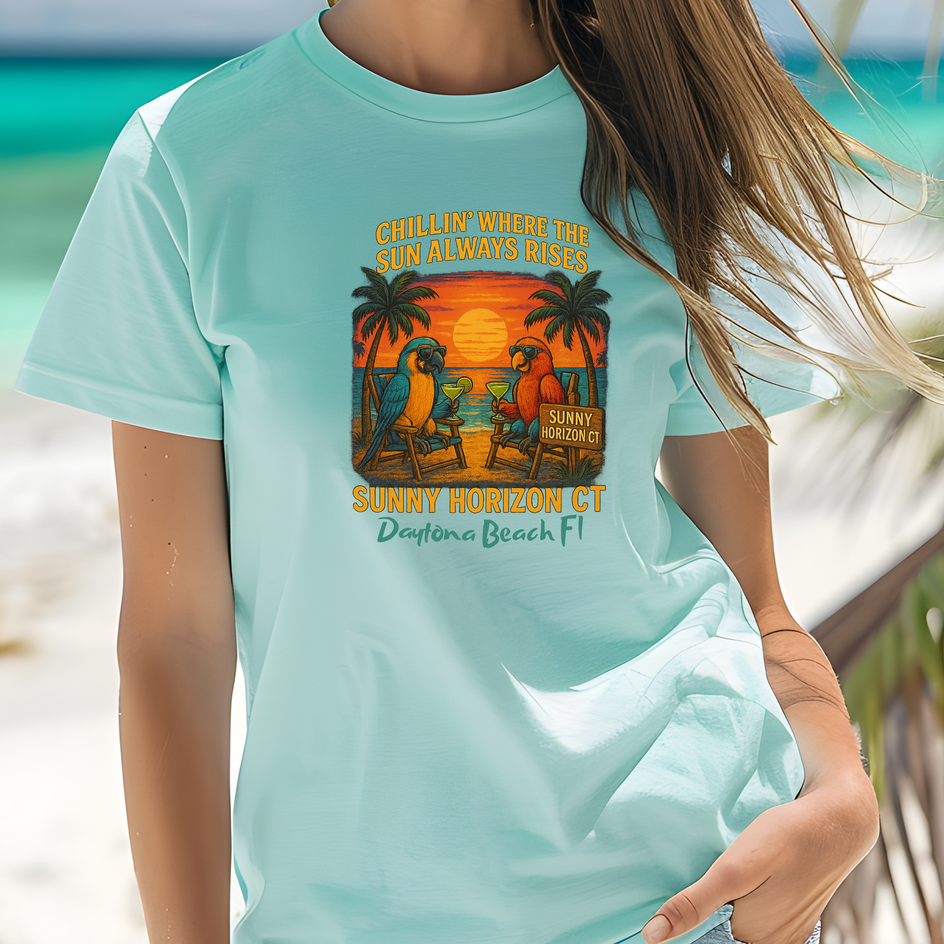 Sunny Horizon Ct  Jimmy Buffet Style T-Shirt