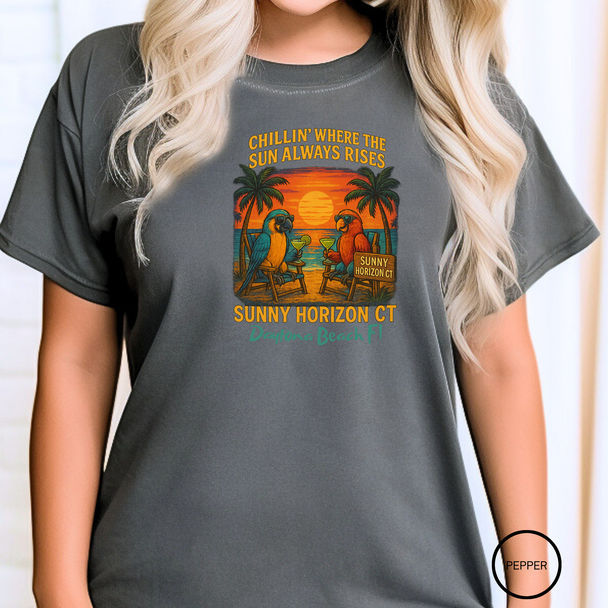 Sunny Horizon Ct  Jimmy Buffet Style T-Shirt