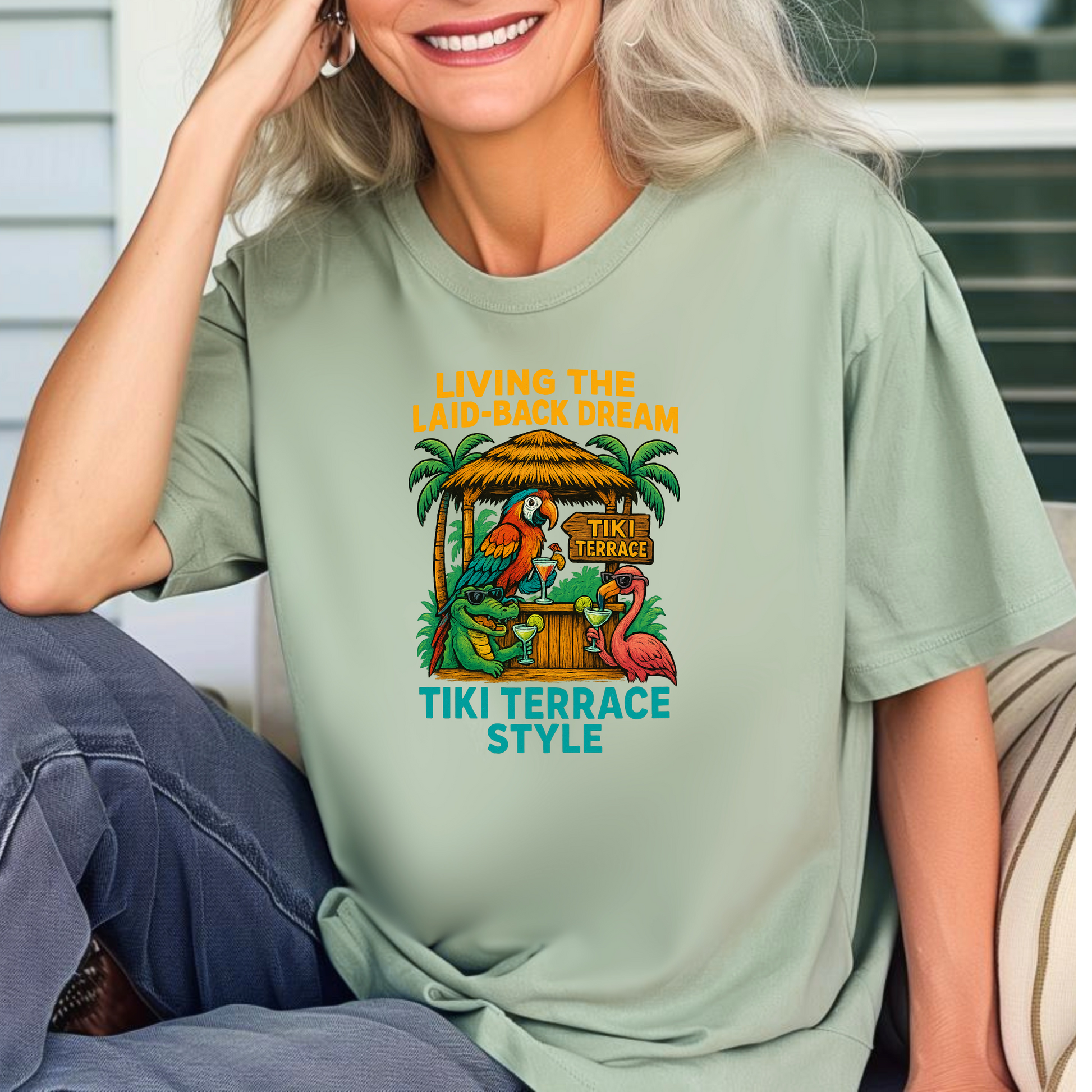 Tiki Terrace  Jimmy Buffet Style T-Shirt