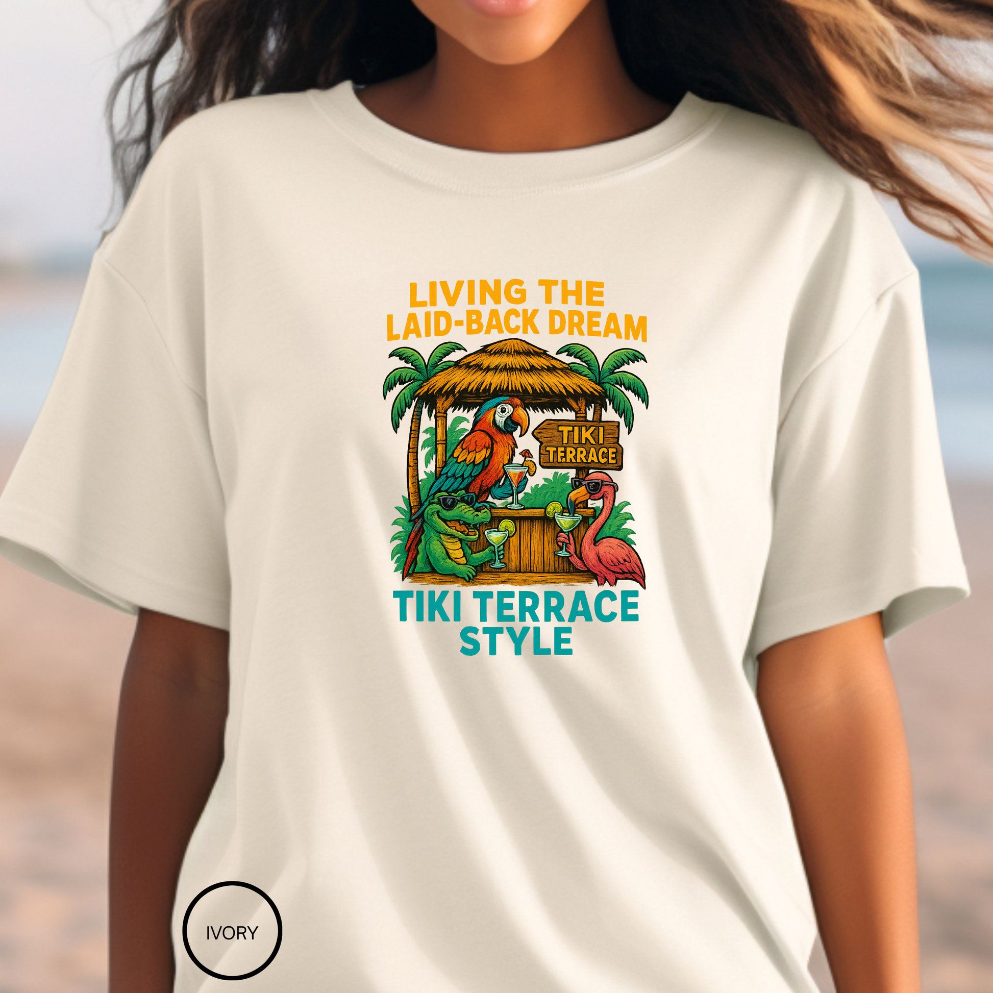 Tiki Terrace  Jimmy Buffet Style T-Shirt