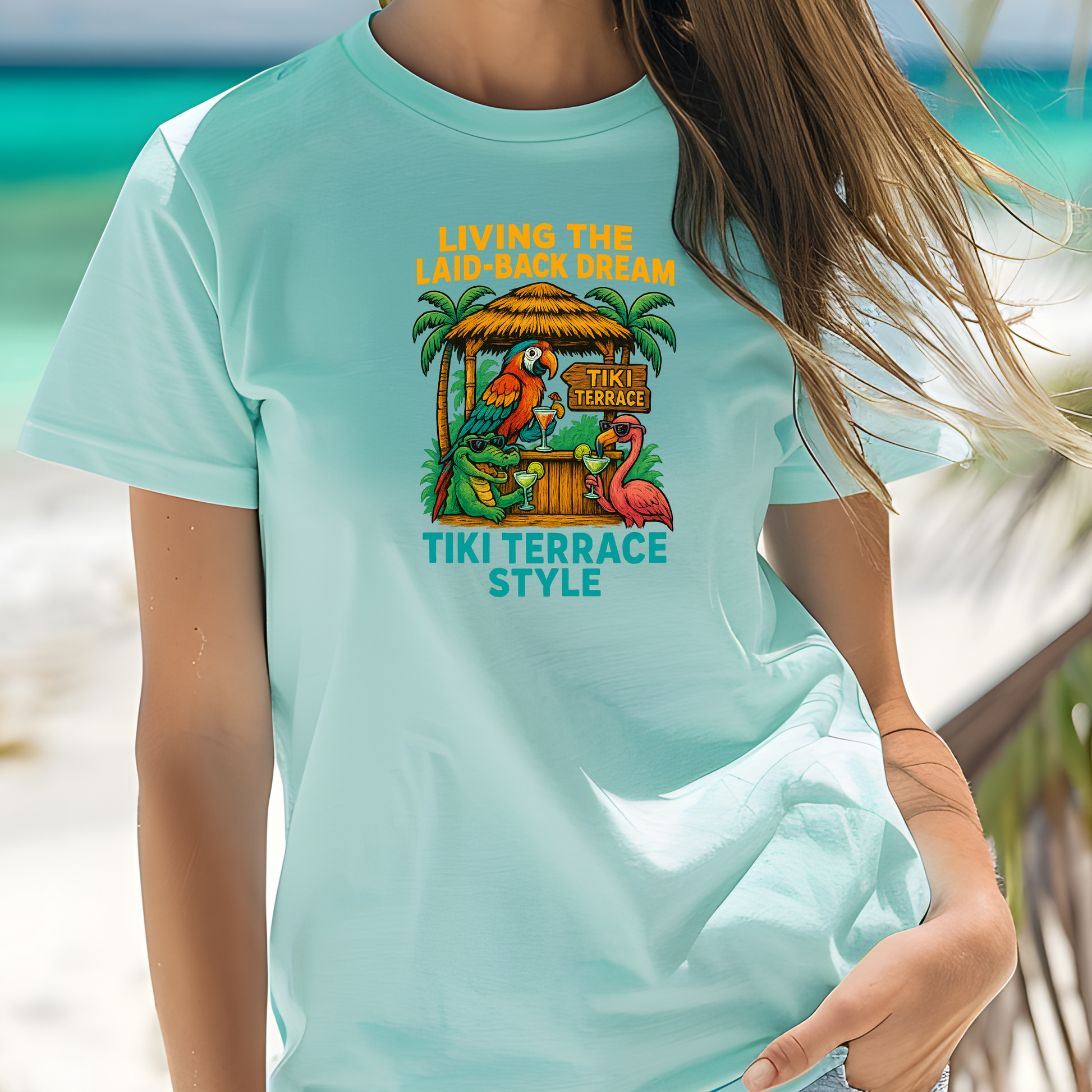 Tiki Terrace  Jimmy Buffet Style T-Shirt