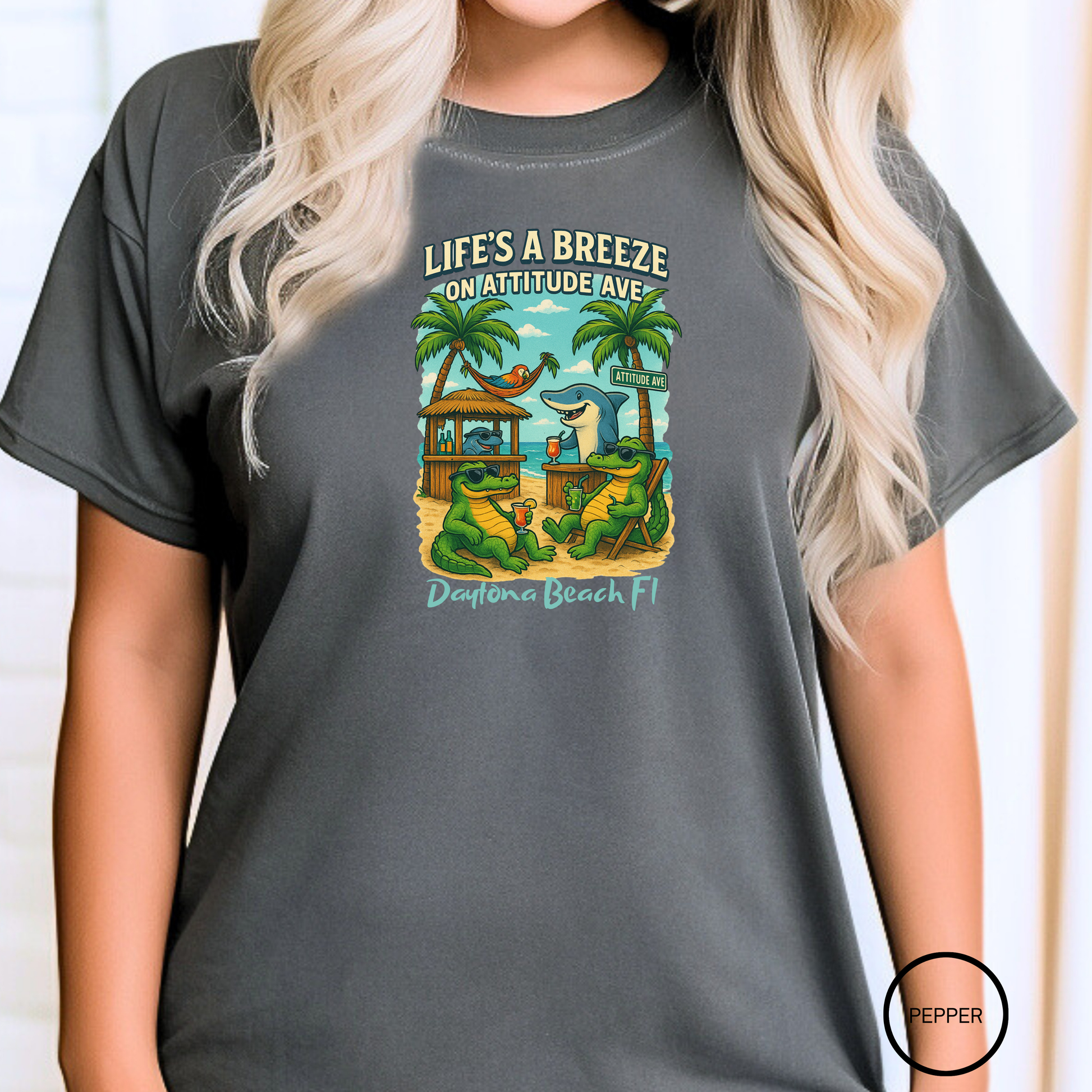Attitude Ave Jimmy Buffet Style T-Shirt