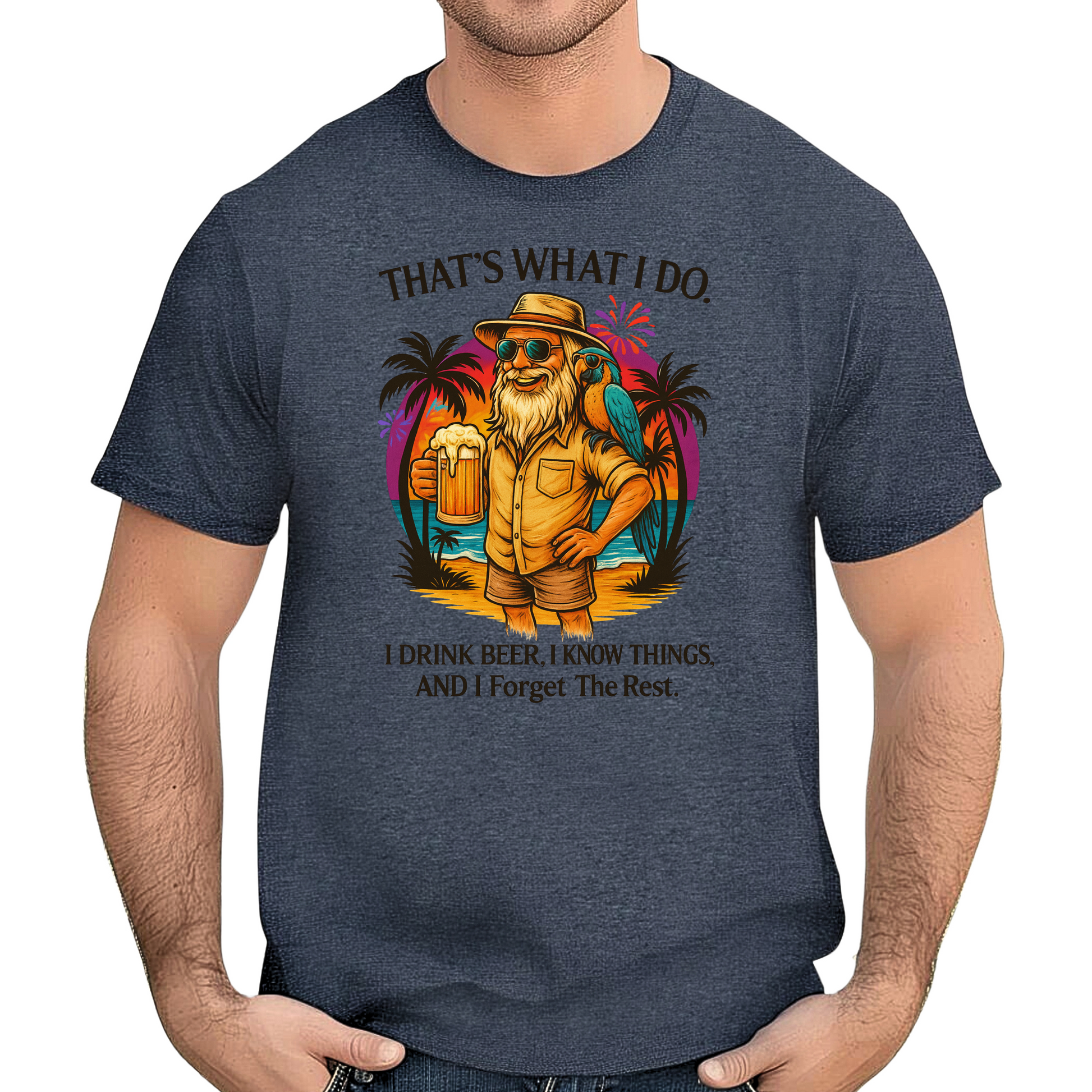 Beer Lover's Unisex T-Shirt, Summer Vibes Tee, Gift for Him, Casual Wear, Funny Quote Shirt, Ideal for BBQs