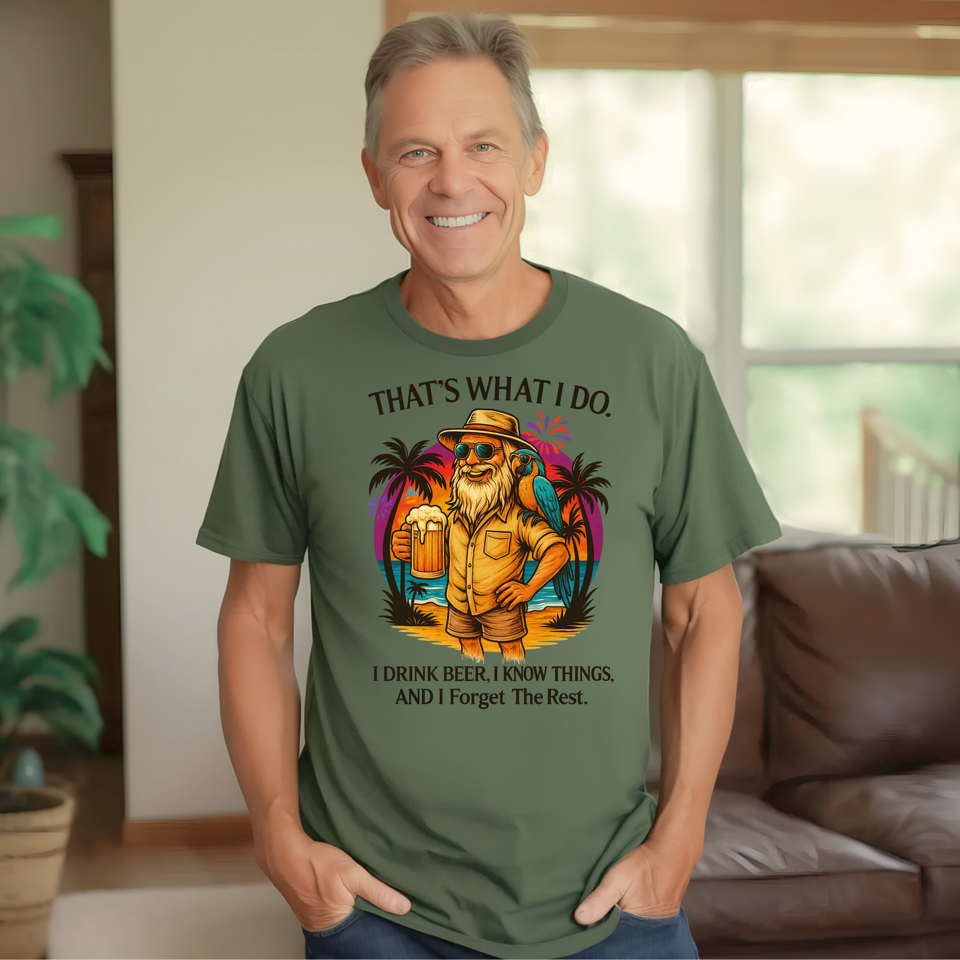 Beer Lover's Unisex T-Shirt, Summer Vibes Tee, Gift for Him, Casual Wear, Funny Quote Shirt, Ideal for BBQs