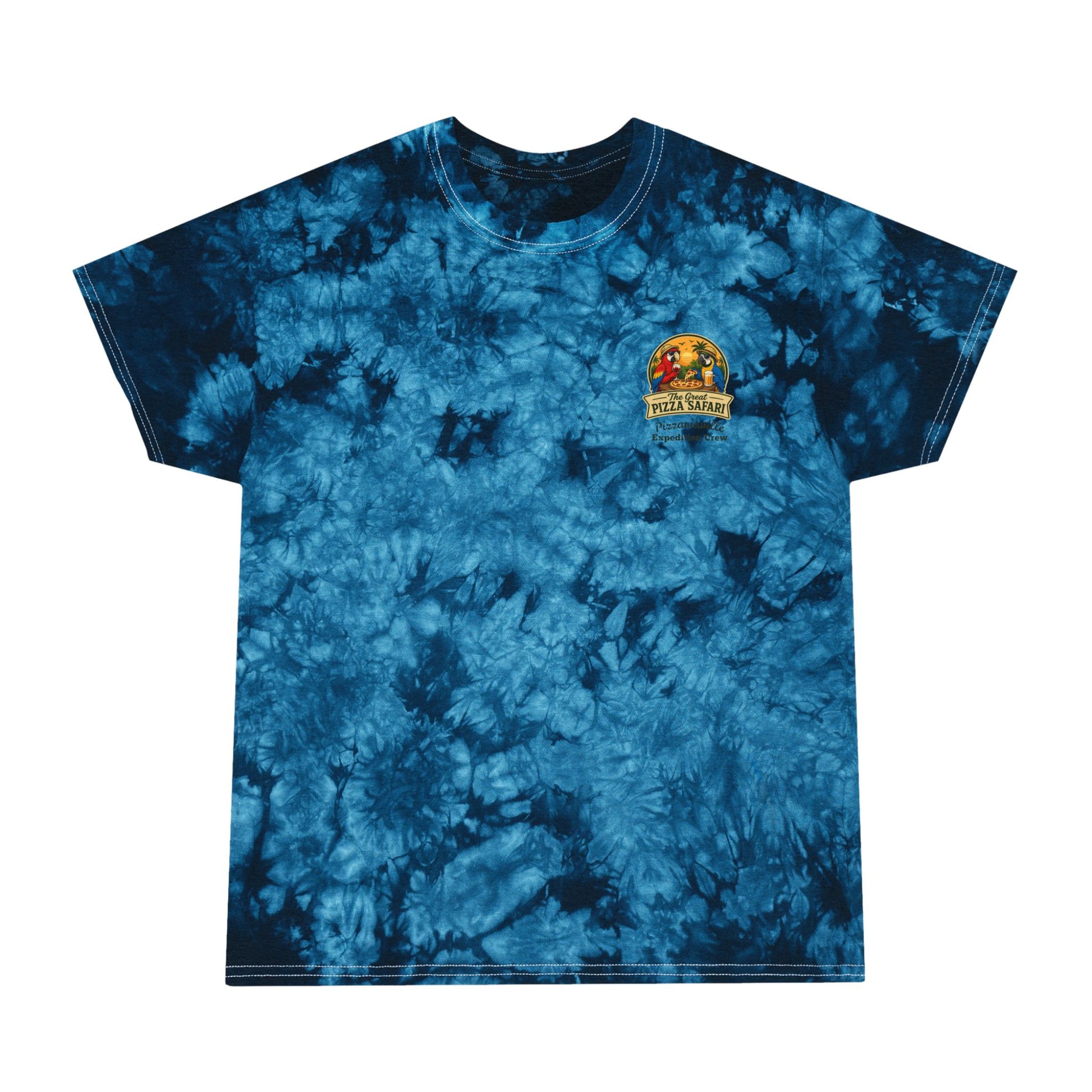 V2 Tie-Dye Tee — "The Great Pizza Safari" Graphic T-Shirt