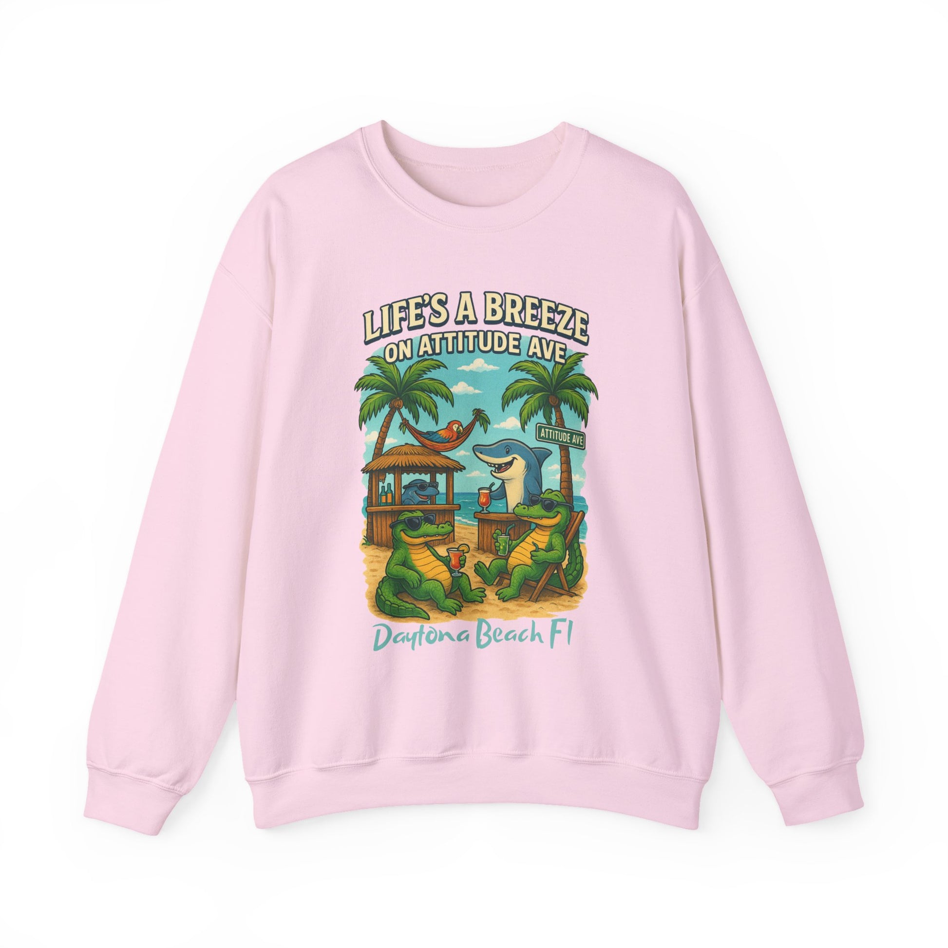 Attitude Ave Crewneck Sweatshirt - Jimmy Buffet Style