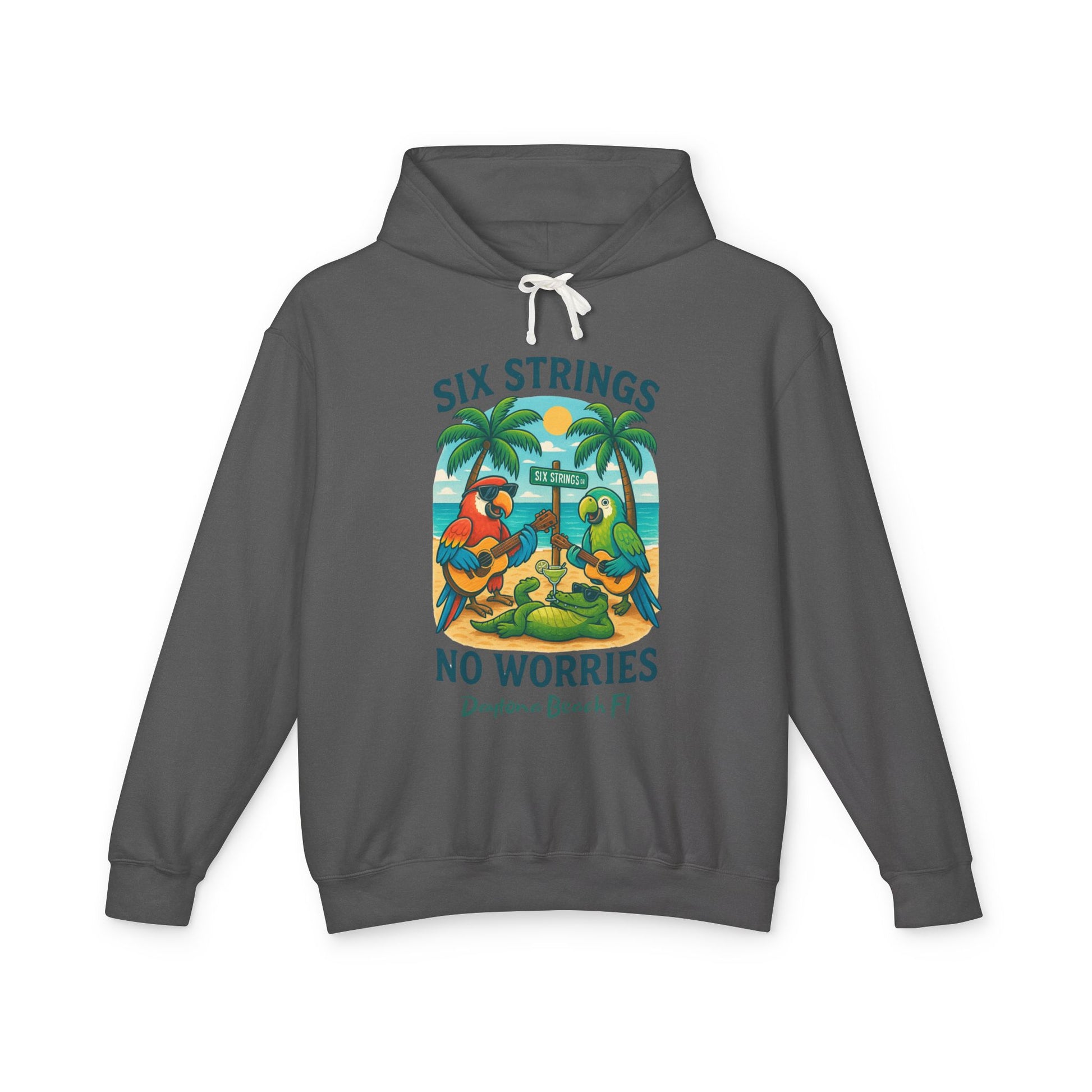 Copy of Flip Side Ln  Lightweight Comfort Colors Hoodie - Jimmy Buffet Style