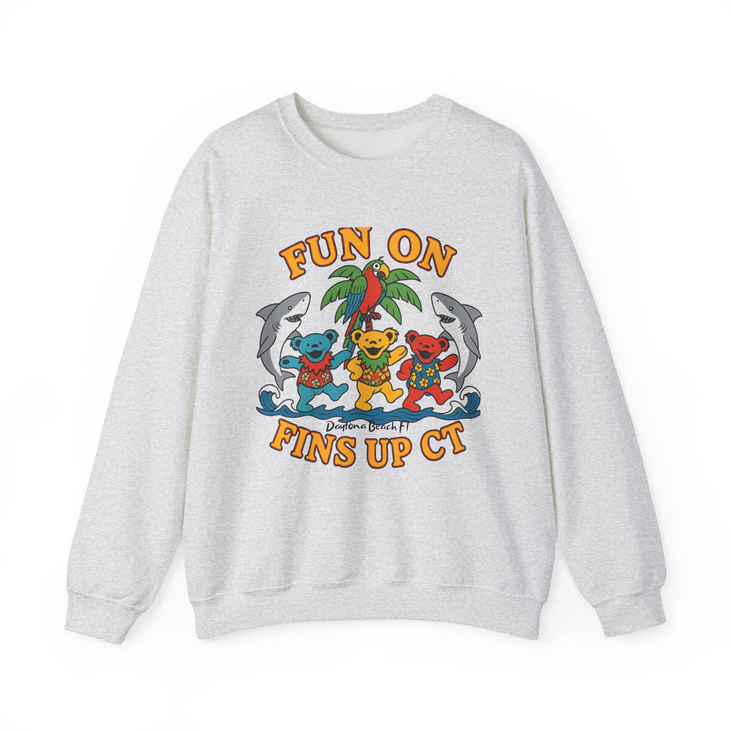 Fins up ct Crewneck Sweatshirt - Jimmy Buffet Style