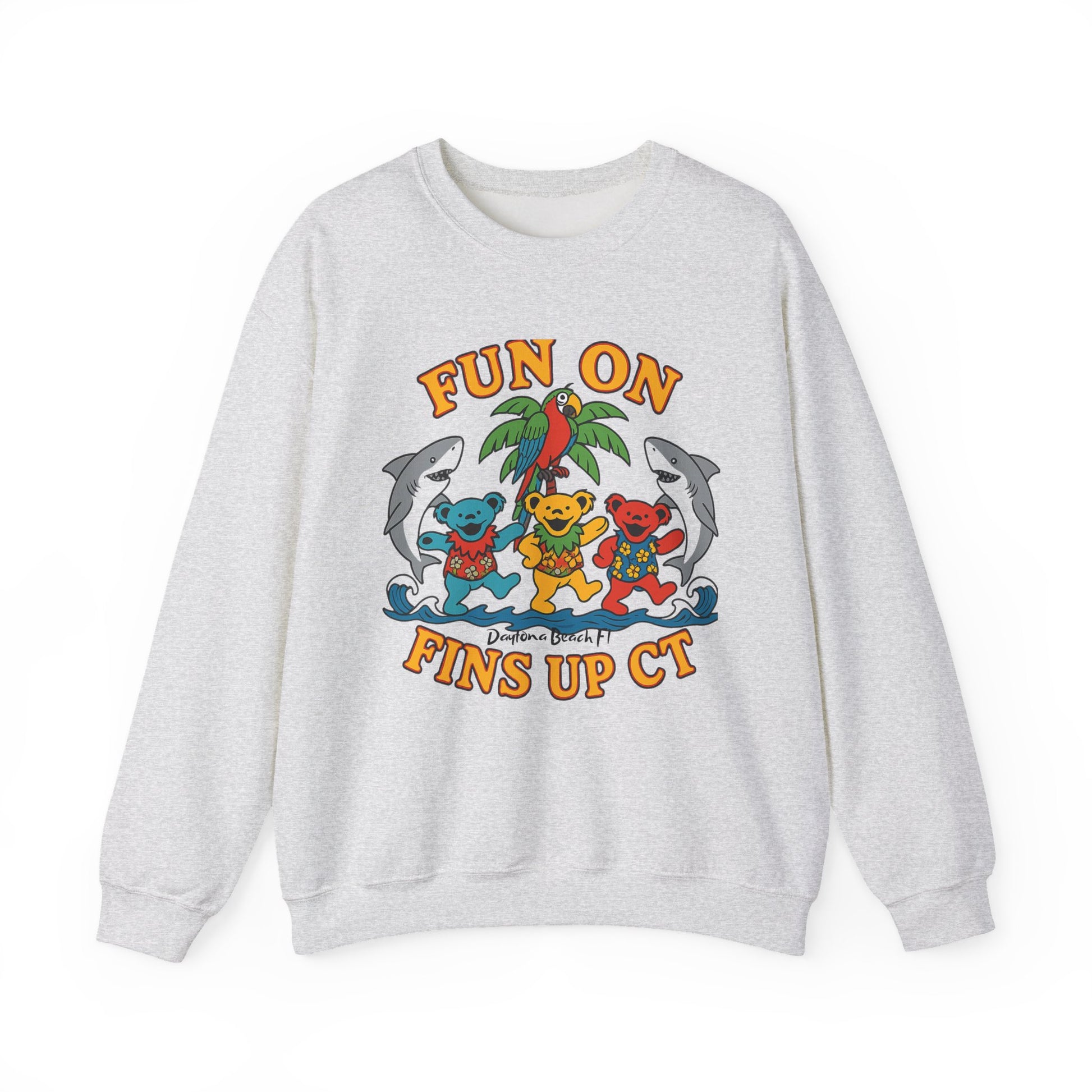 Fins up ct Crewneck Sweatshirt - Jimmy Buffet Style