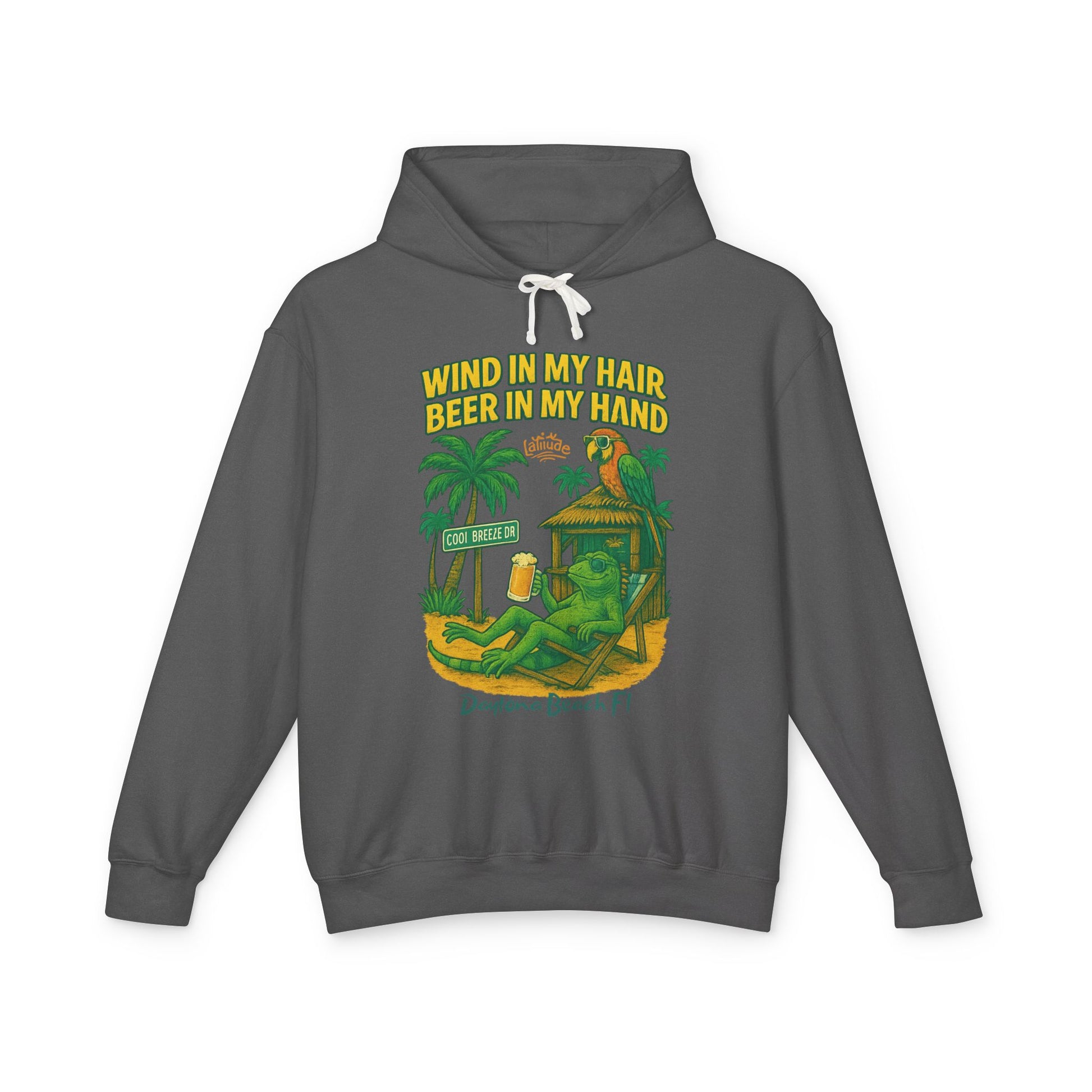 Cool Breeze dr  Lightweight Comfort Colors Hoodie - Jimmy Buffet Style