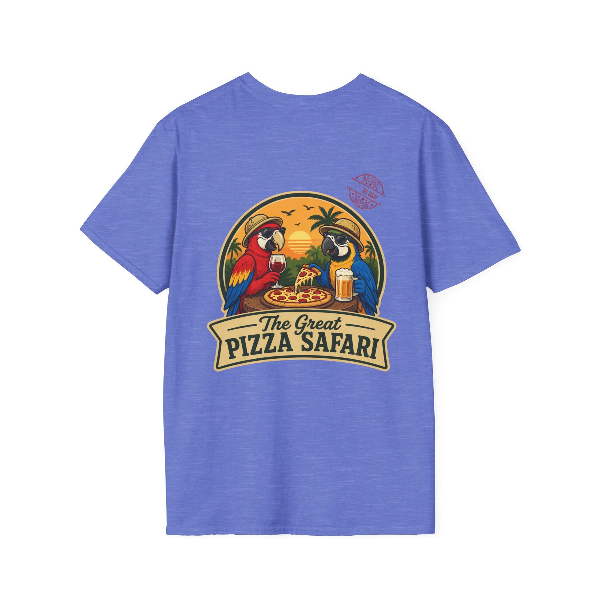 T‑Shirt — "Pizza Safari" Retro Pizzeria Expedition Crew Graphic Tee