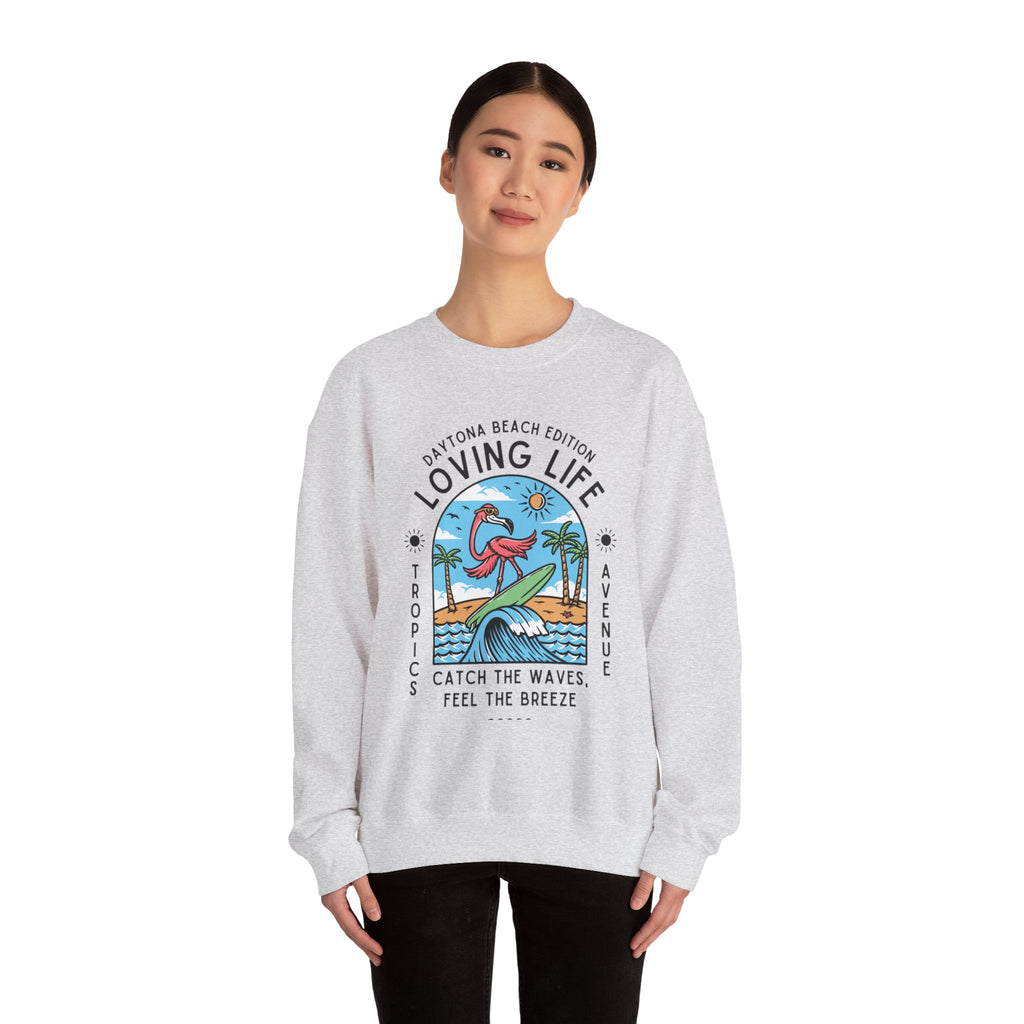 Tropics Ave Crewneck Sweatshirt - Jimmy Buffet Style