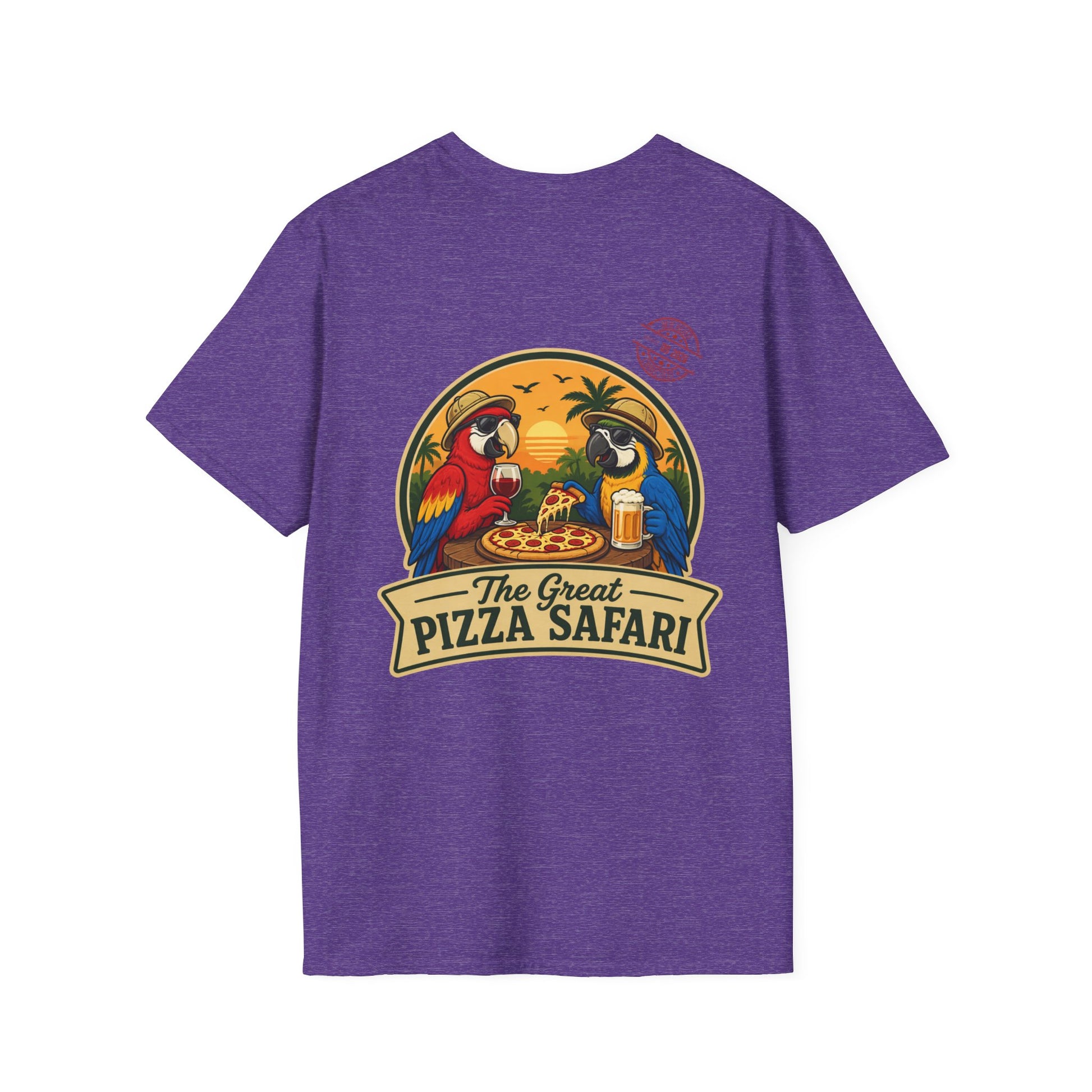 T‑Shirt — "Pizza Safari" Retro Pizzeria Expedition Crew Graphic Tee