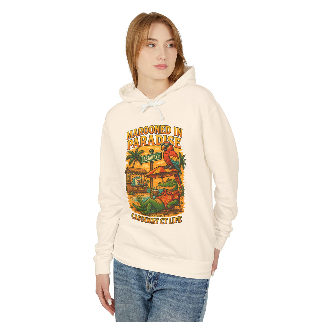 Castaway ct   Lightweight Comfort Colors Hoodie - Jimmy Buffet Style