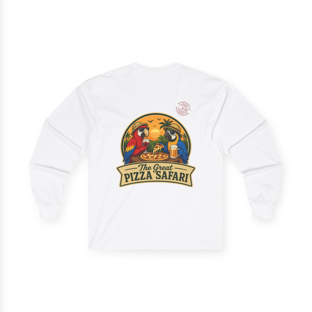 Long Sleeve Tee — The Great Pizza Safari Graphic Shirt
