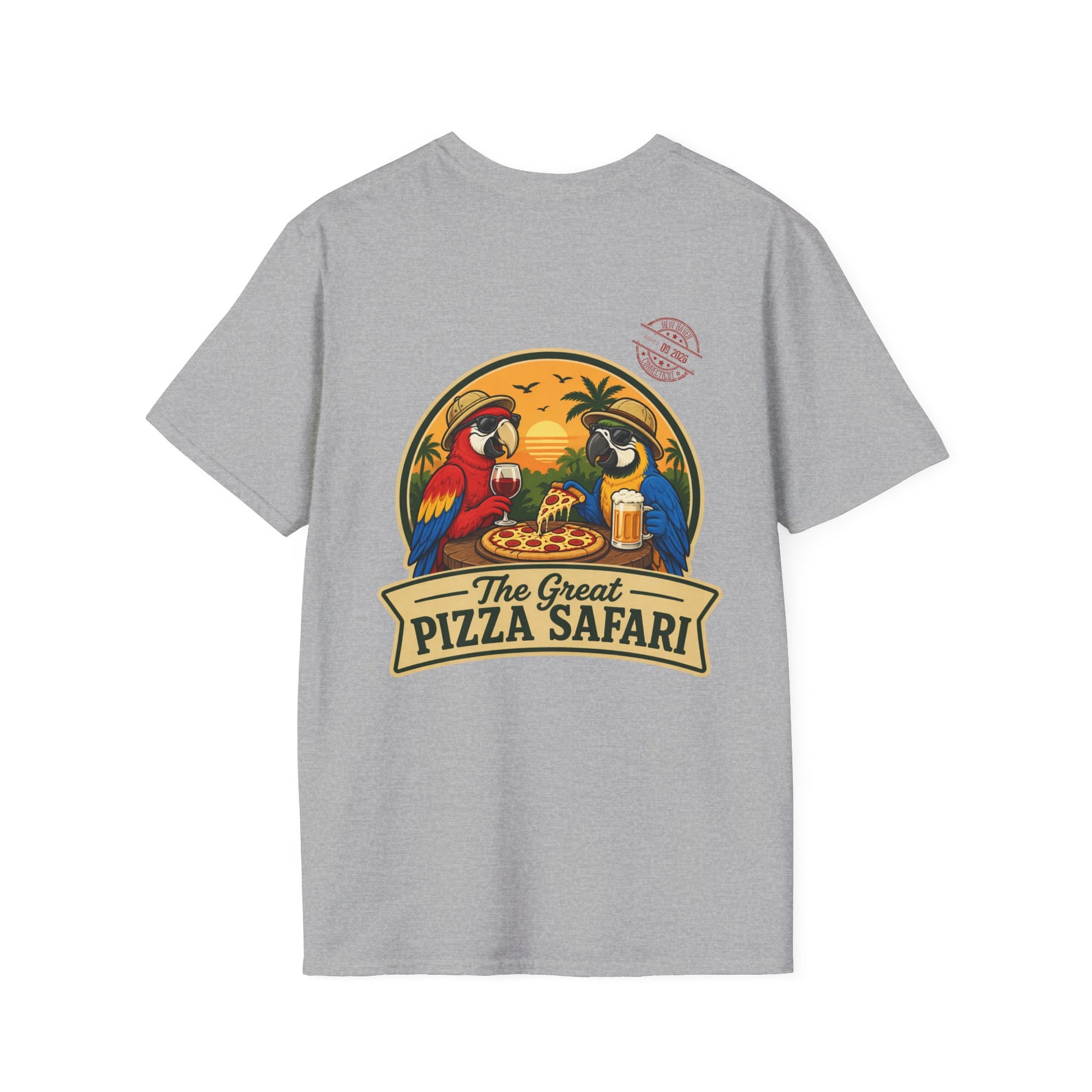 T‑Shirt — "Pizza Safari" Retro Pizzeria Expedition Crew Graphic Tee