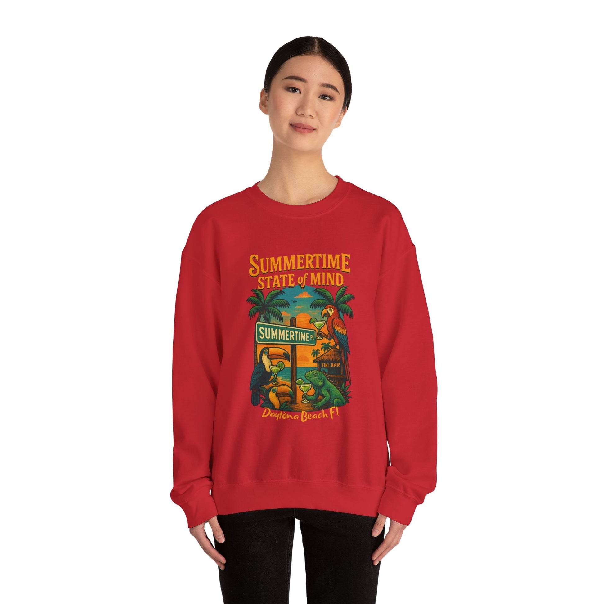 Summertime Place  Crewneck Sweatshirt - Jimmy Buffet Style