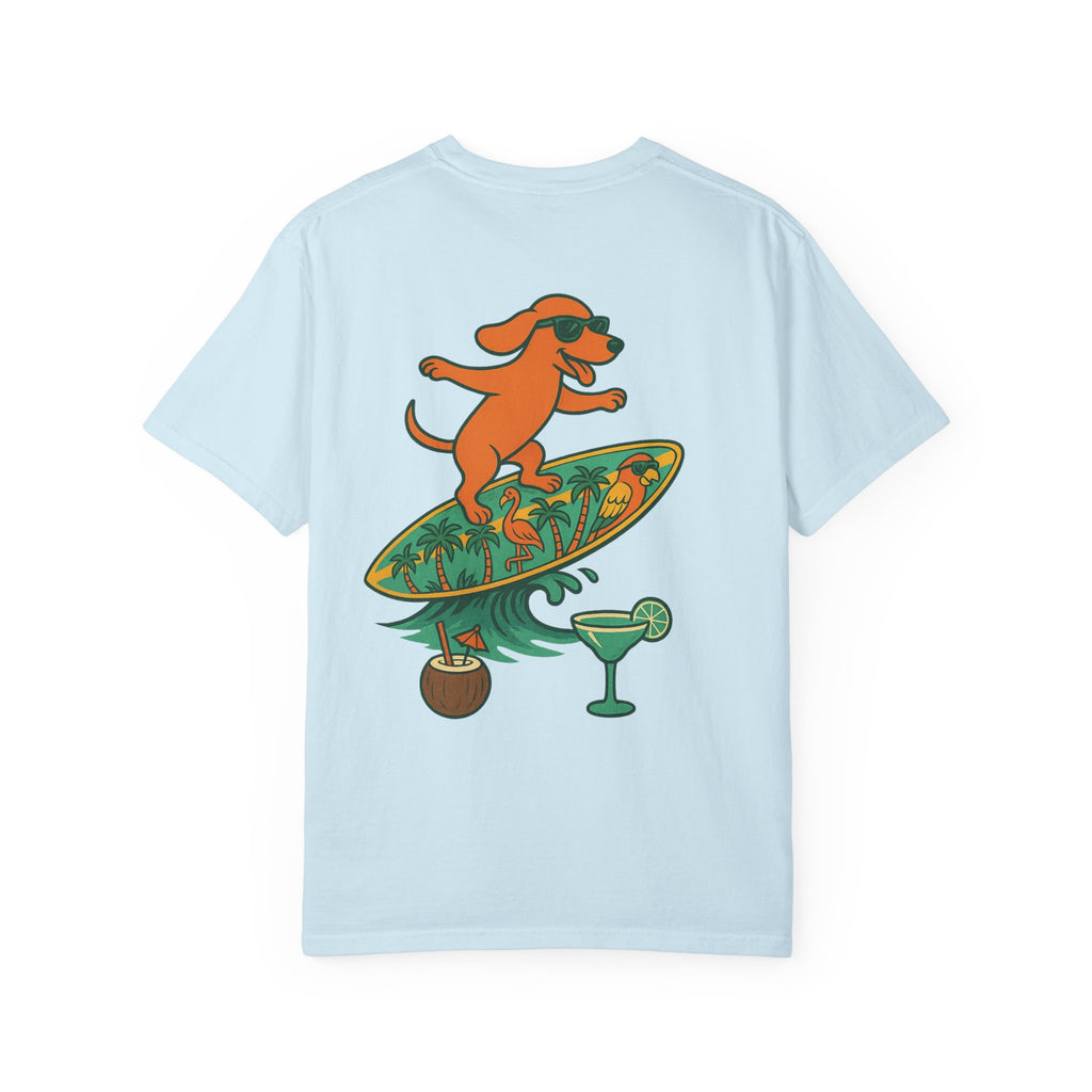 Dachshund Surfing  dog T-Shirt