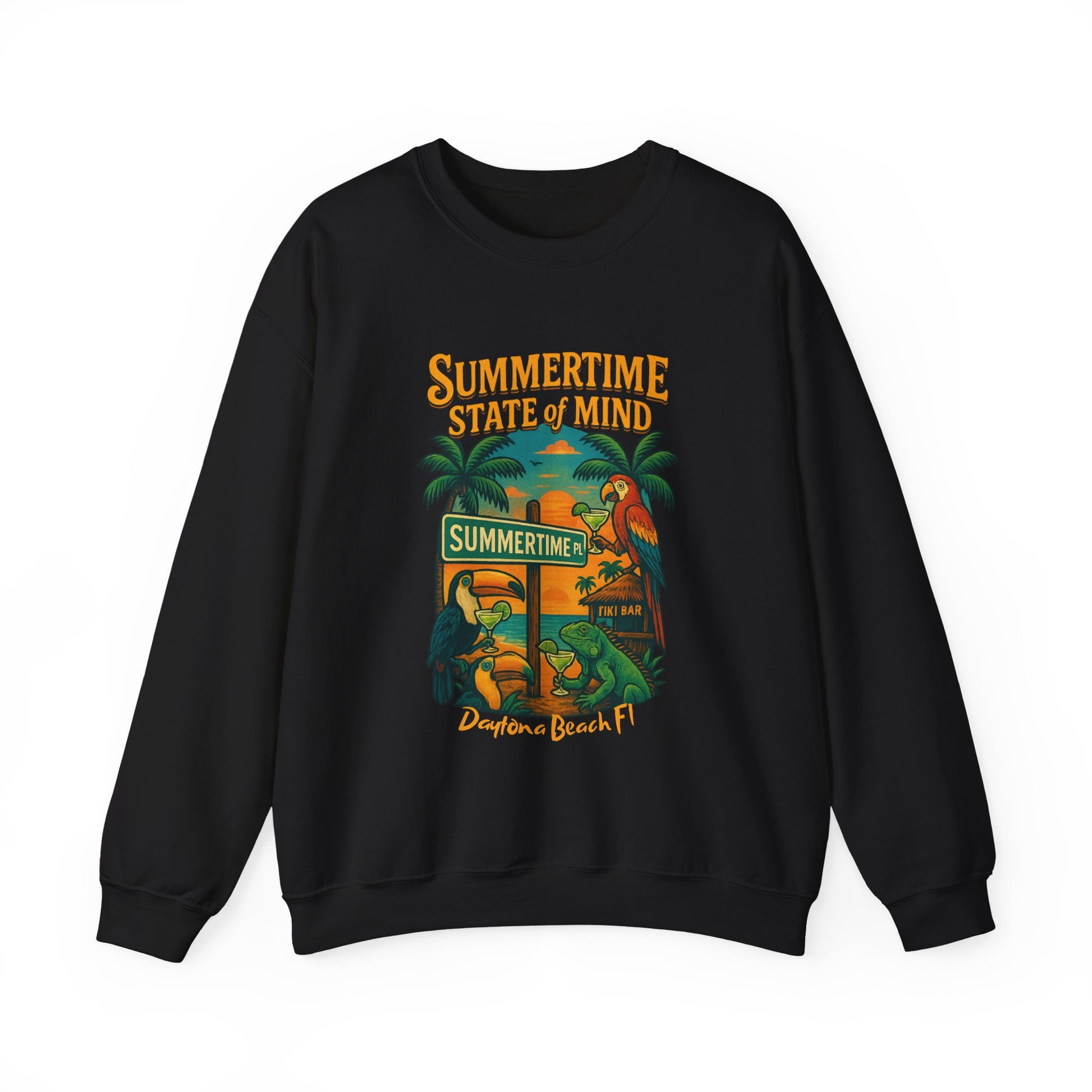 Summertime Place  Crewneck Sweatshirt - Jimmy Buffet Style