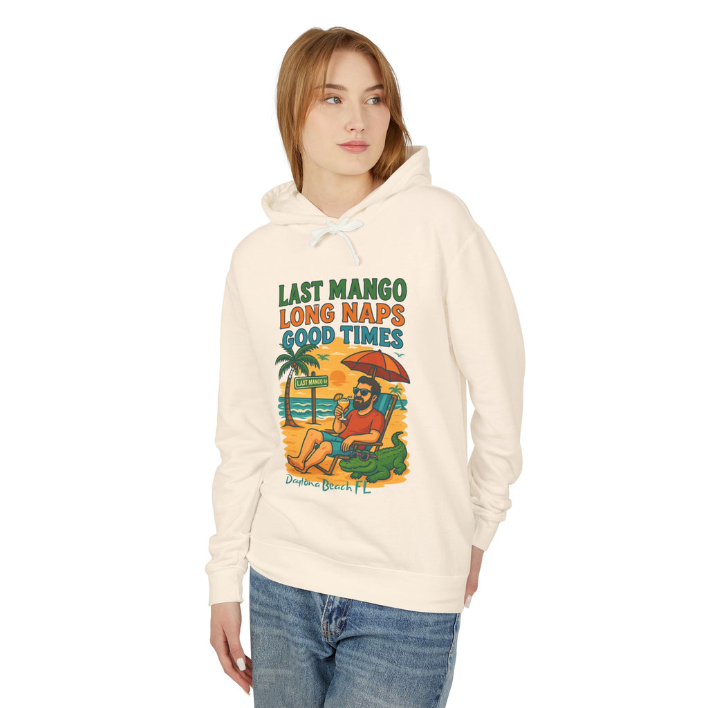 Last Mango dr  Lightweight Comfort Colors Hoodie - Jimmy Buffet Style