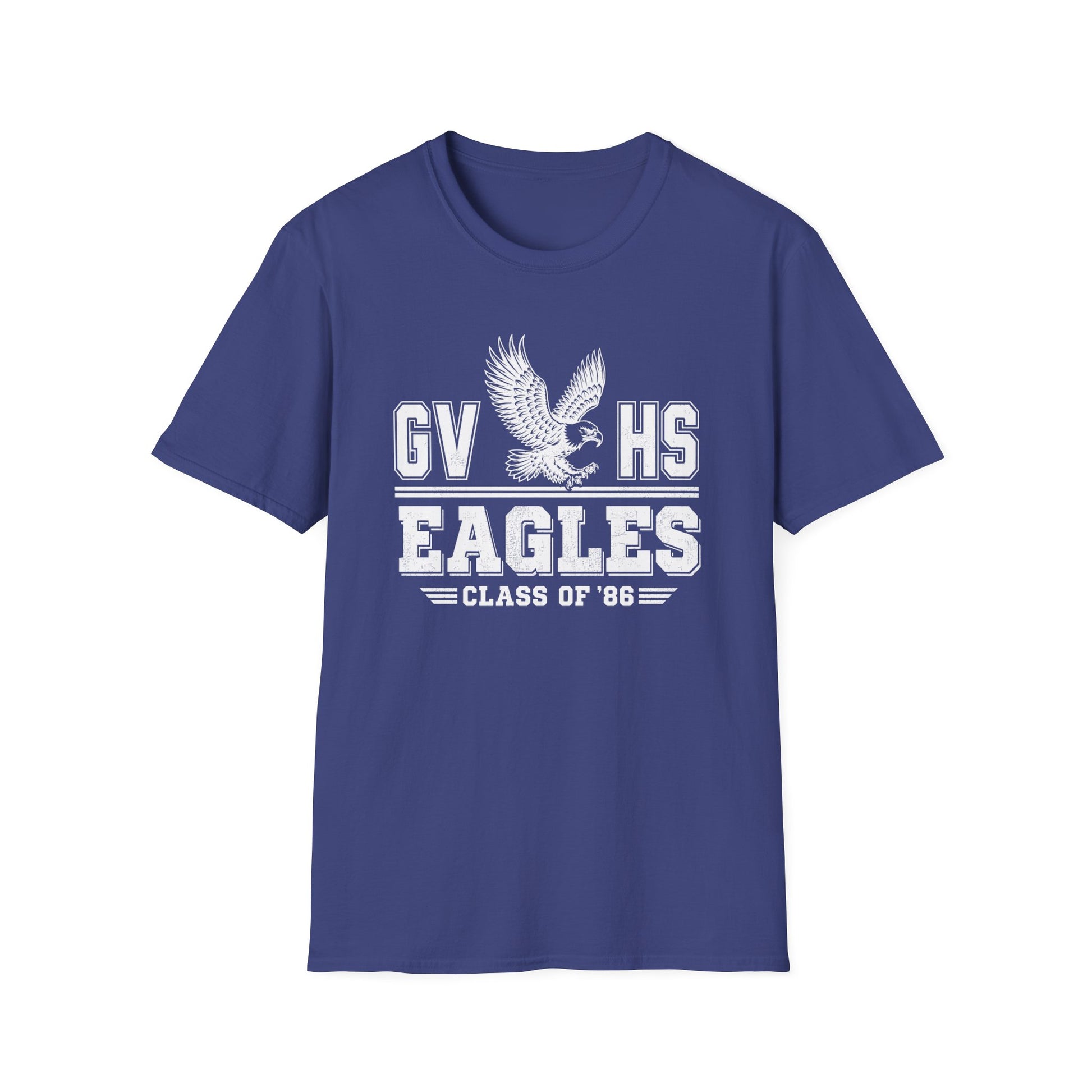 GVHS Eagles Vintage Eagle Logo T-Shirt | Class of '86 School Spirit