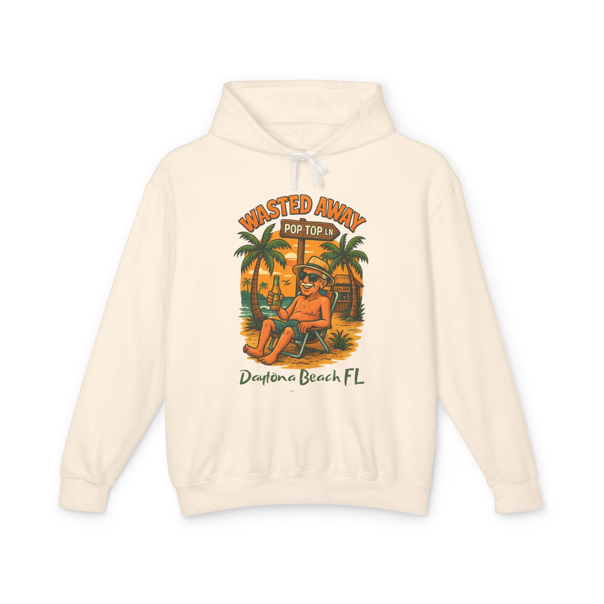Pop Top  Ln  Lightweight Comfort Colors Hoodie - Jimmy Buffet Style