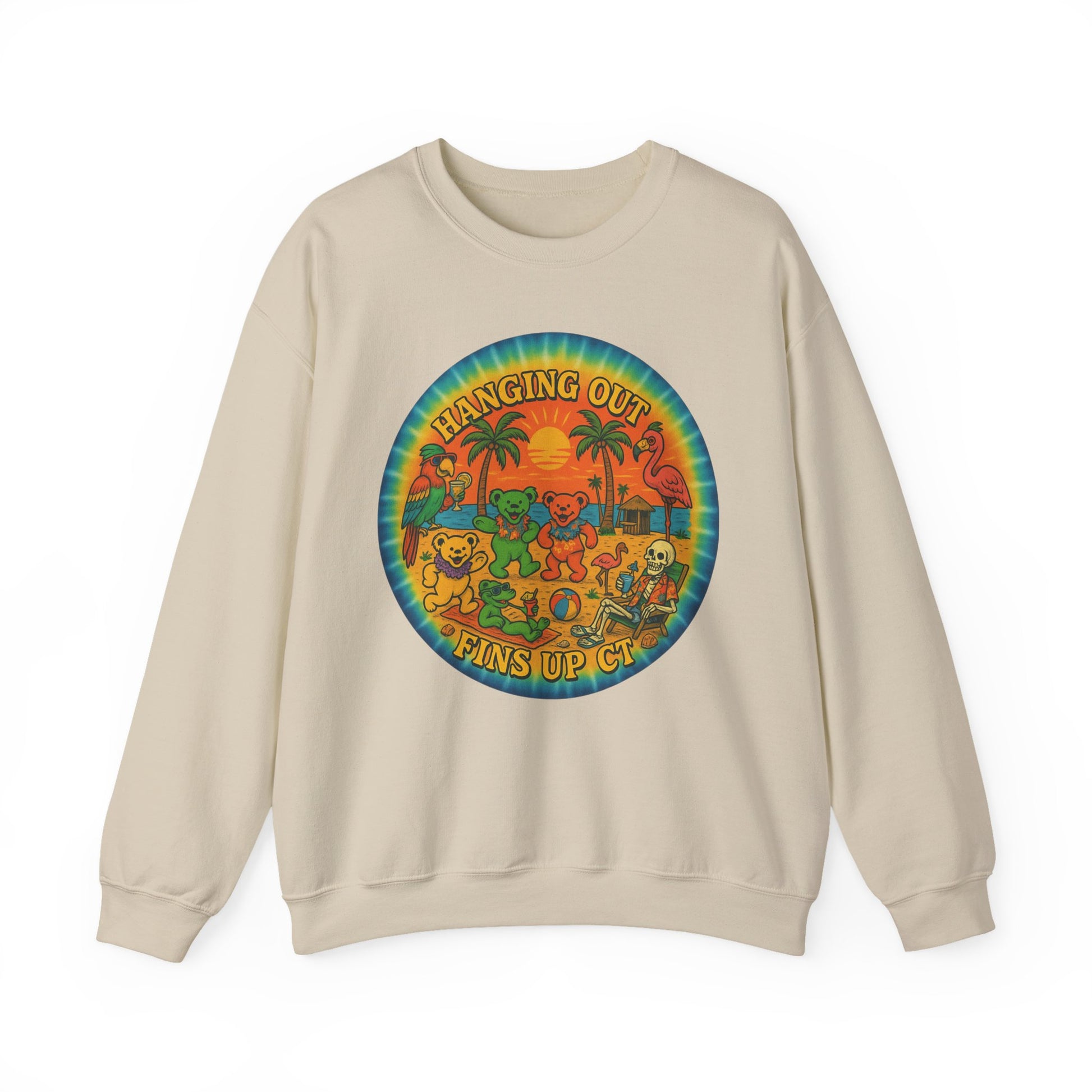 Fins up ct  Crewneck Sweatshirt - Jimmy Buffet Style