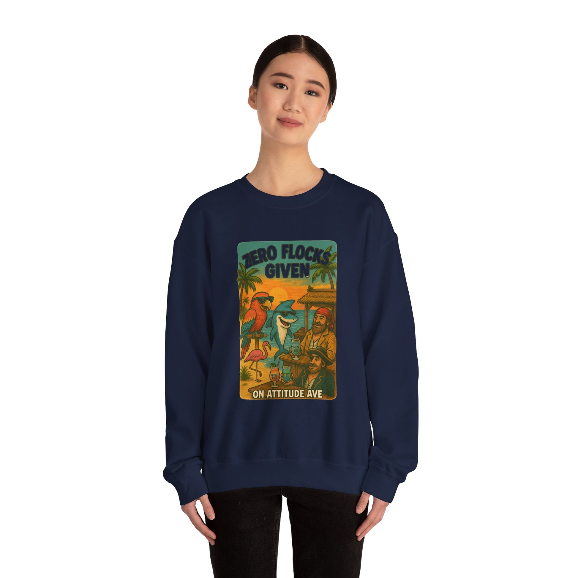 Attitude dr Crewneck Sweatshirt - Jimmy Buffet Style