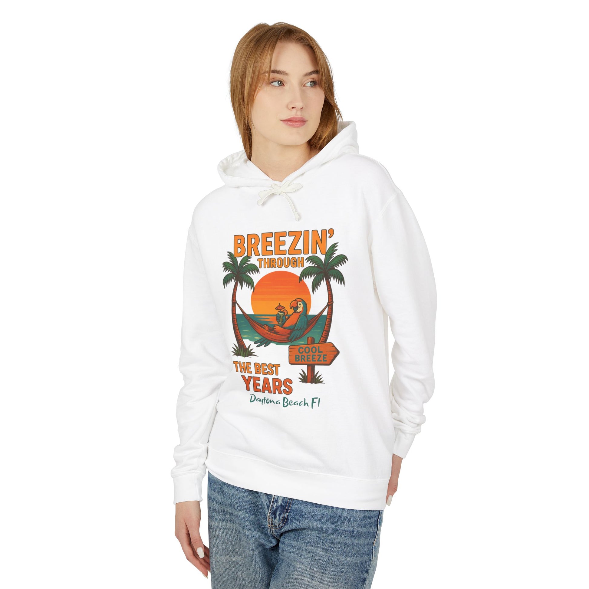 Cool Breeze dr  Lightweight Comfort Colors Hoodie - Jimmy Buffet Style