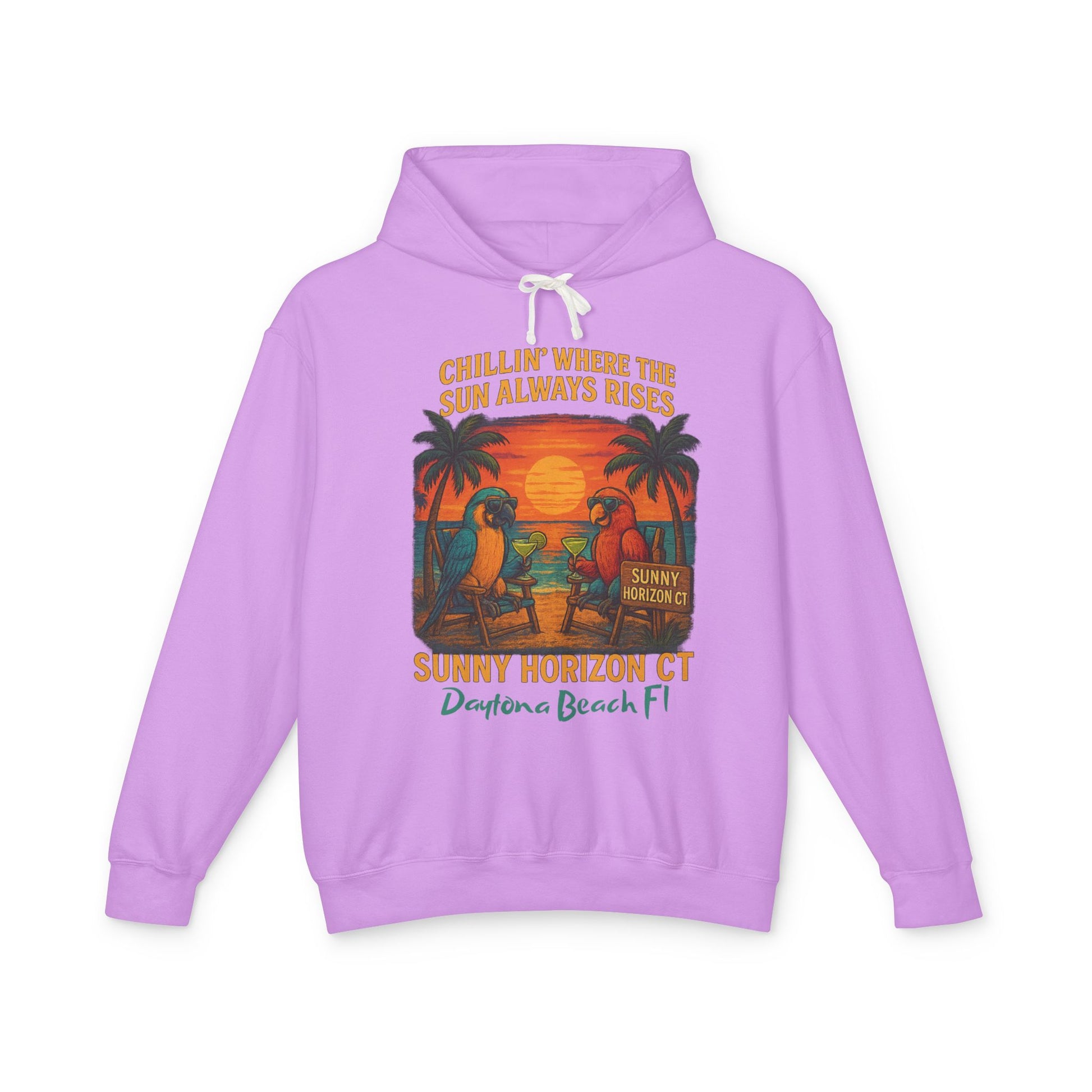 Sunny Horizon ct Lightweight Comfort Colors Hoodie - Jimmy Buffet Style